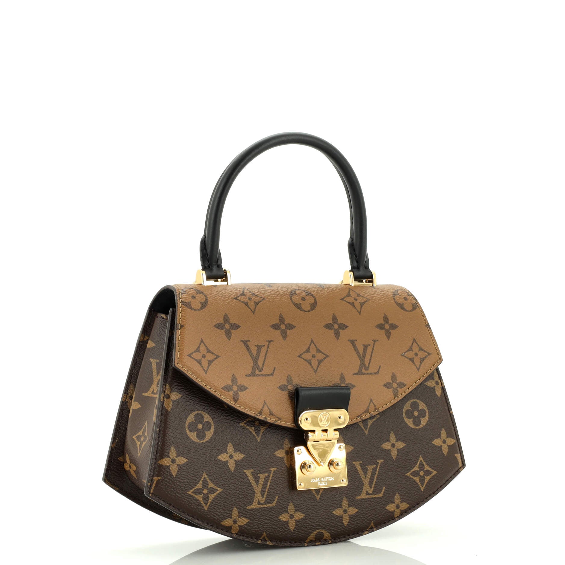 Louis Vuitton W Tote PM Satchel Crossbody Monogram Tuffetage