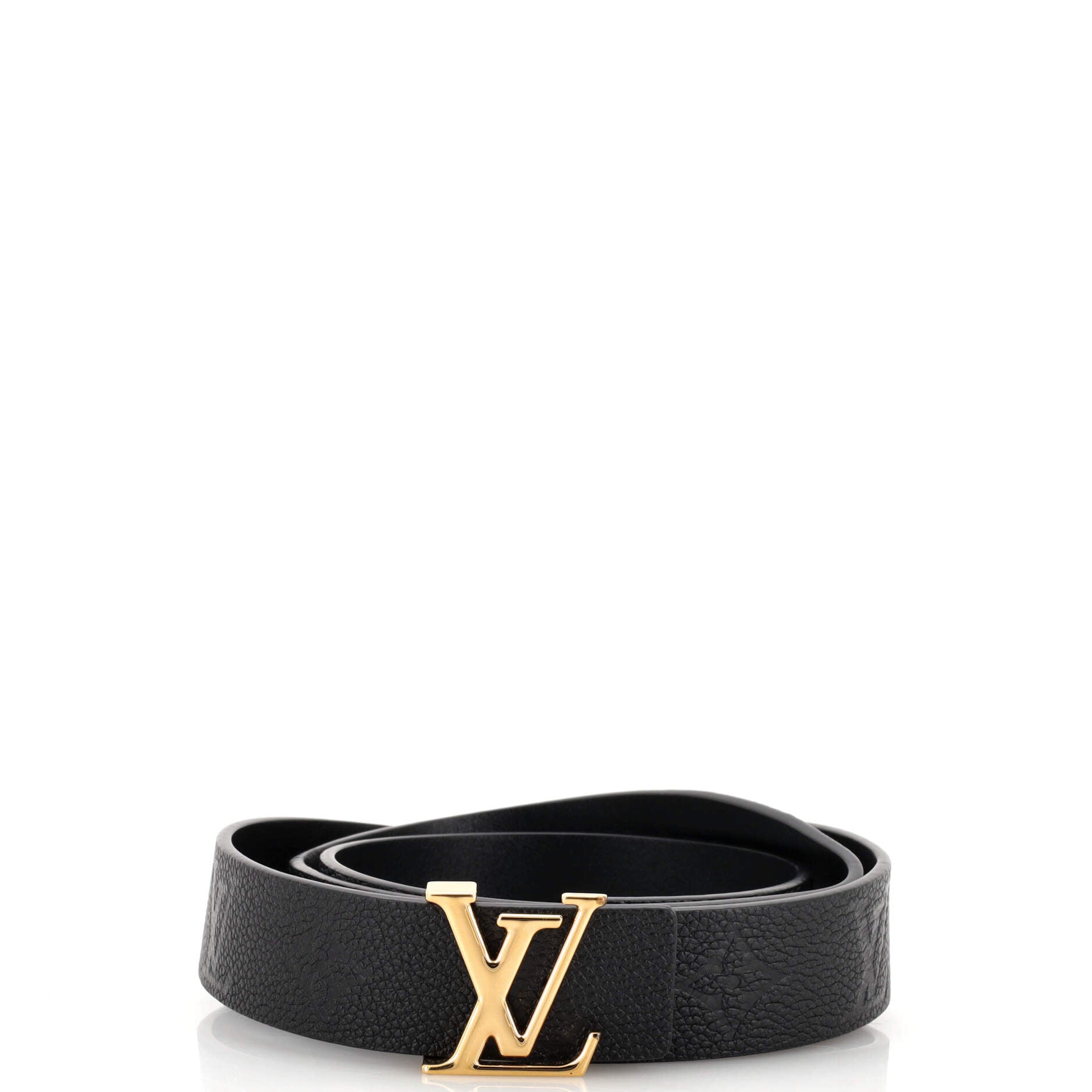 Louis Vuitton 2010s pre-owned engraved-logo Buckle Belt - Farfetch