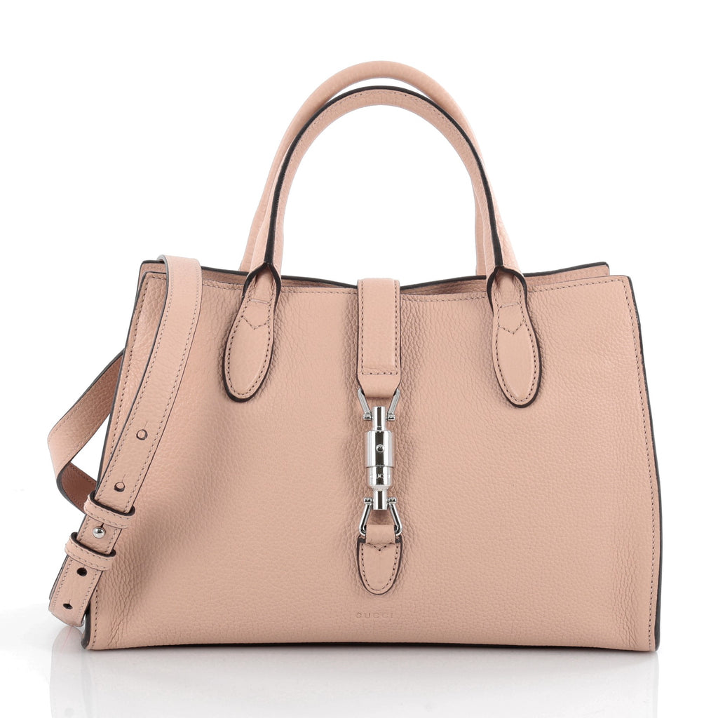 Buy Gucci Jackie Soft Tote Leather Small Neutral 2107604 – Rebag