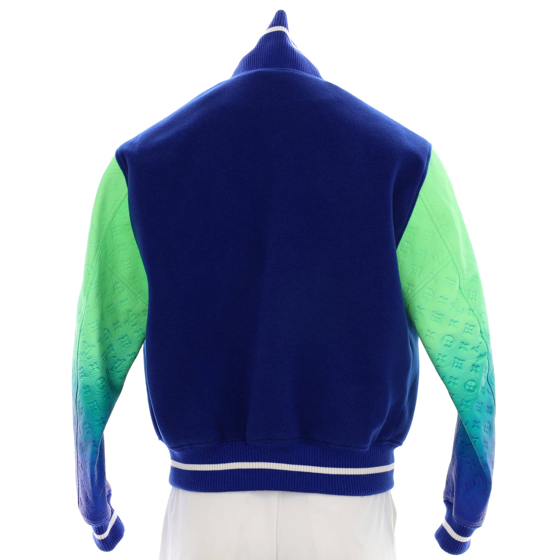 Louis Vuitton Mix Gradient Leather Bomber Jacket