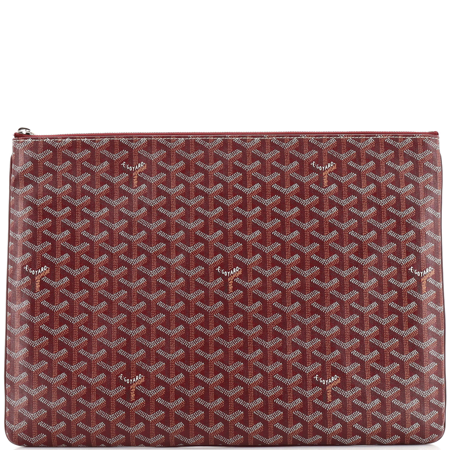 GOYARD Senat Zip Pouch Coated Canvas GM