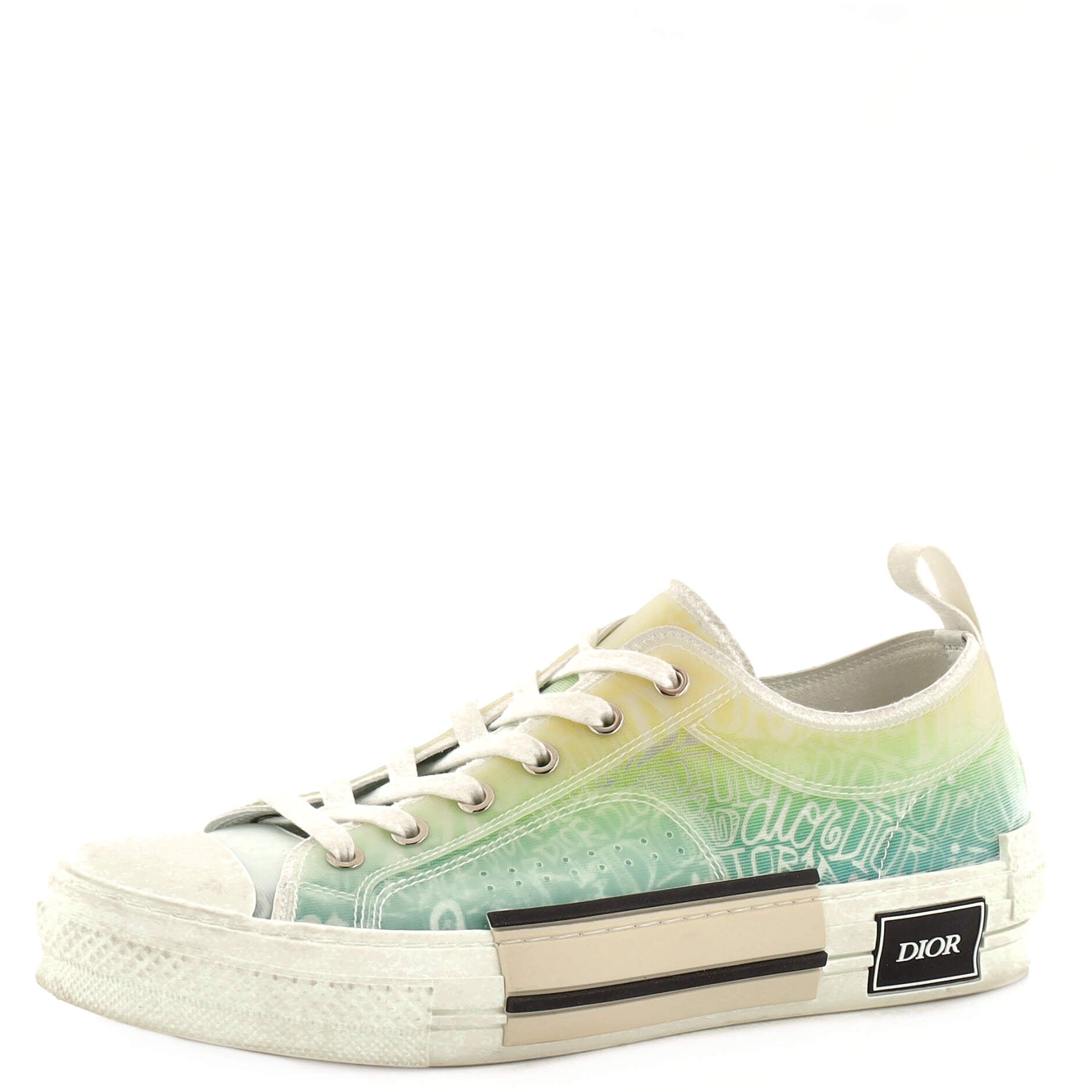 Dior X Shawn Stussy Converse B23 Low top SZ 39EU shoe Brand new yellow  green  eBay