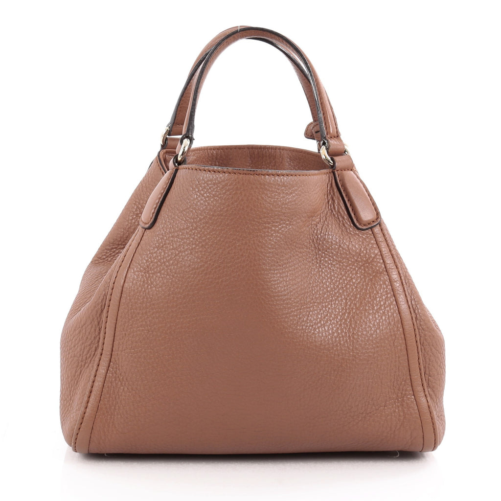 Buy Gucci Soho Convertible Shoulder Bag Leather Small Brown 2111001 – Rebag
