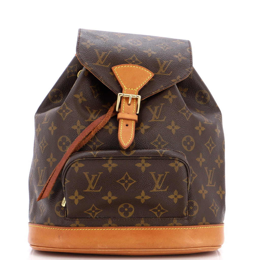 Rendezvous bånd i går Louis Vuitton Vintage Montsouris Backpack Monogram Canvas MM Brown 2112481