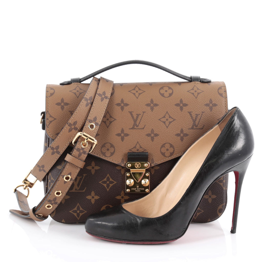 Louis Vuitton Pochette Metis Reverse Monogram Canvas at 1stDibs