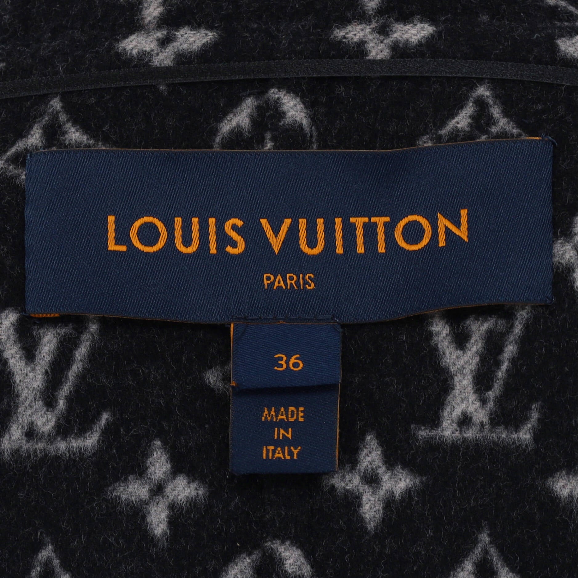 Louis Vuitton Women's Hooded Zip Jacket Monogram Tie Dye Polyester Blend  Blue 21199135