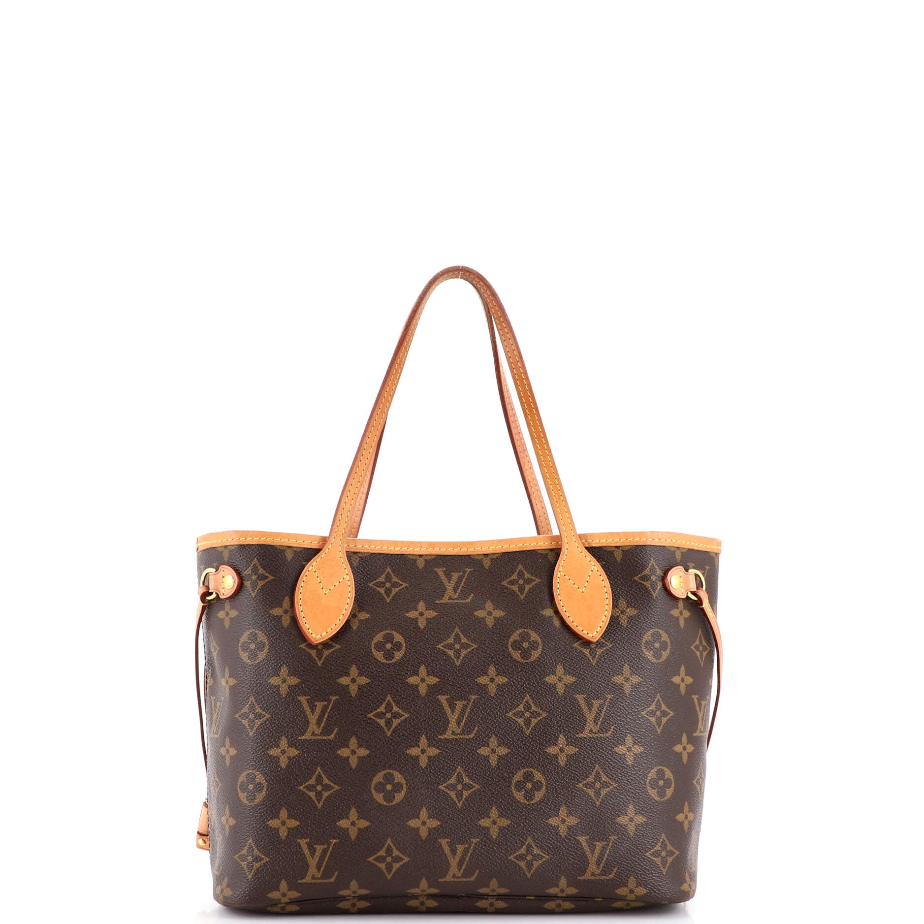 Louis Vuitton Brown Monogram Coated Canvas Neverfull PM Gold