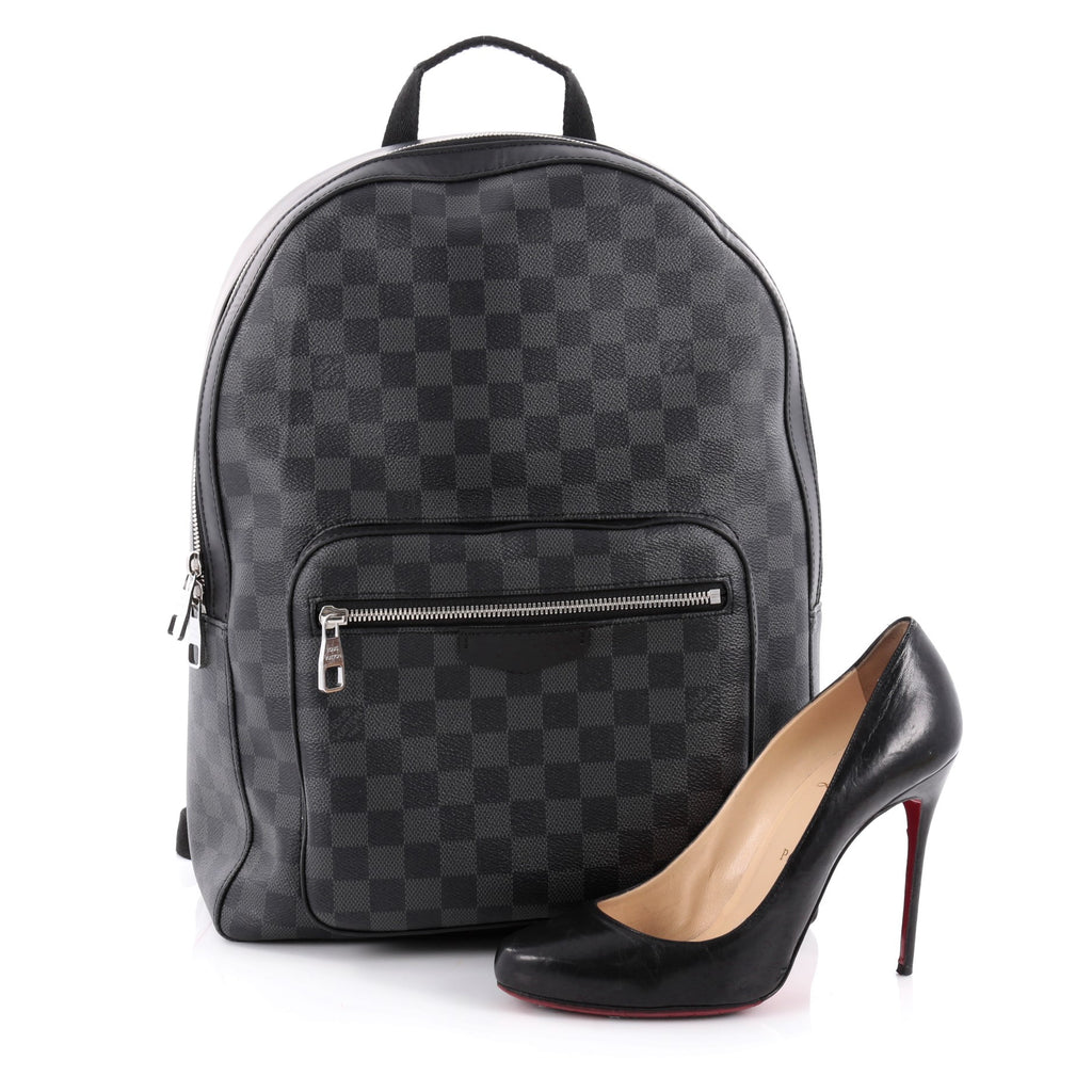 Buy Louis Vuitton Josh Backpack Damier Graphite Black 2129301 – Rebag