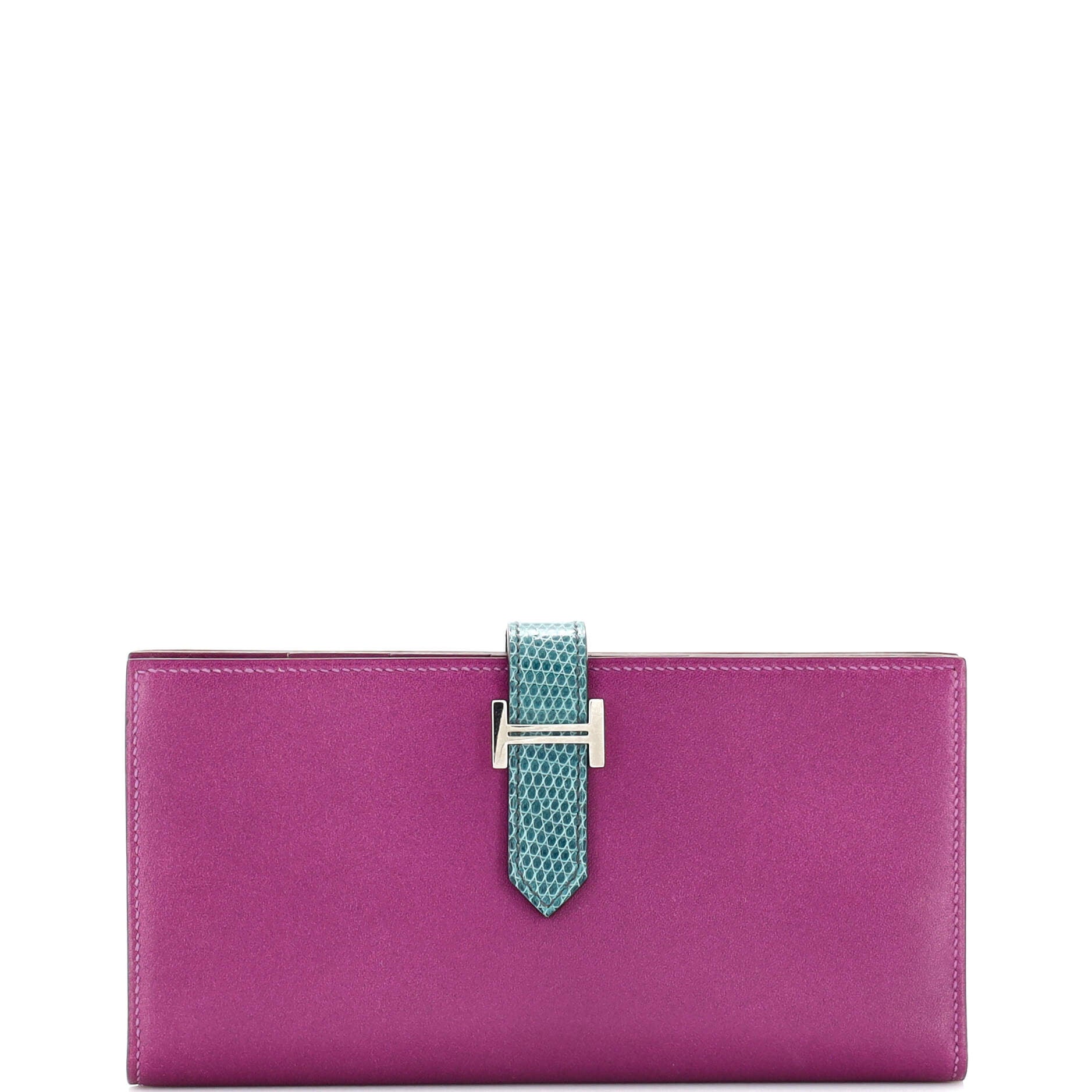 Hermes Rosy Clemence Leather Dogon Recto Verso Wallet - Yoogi's Closet