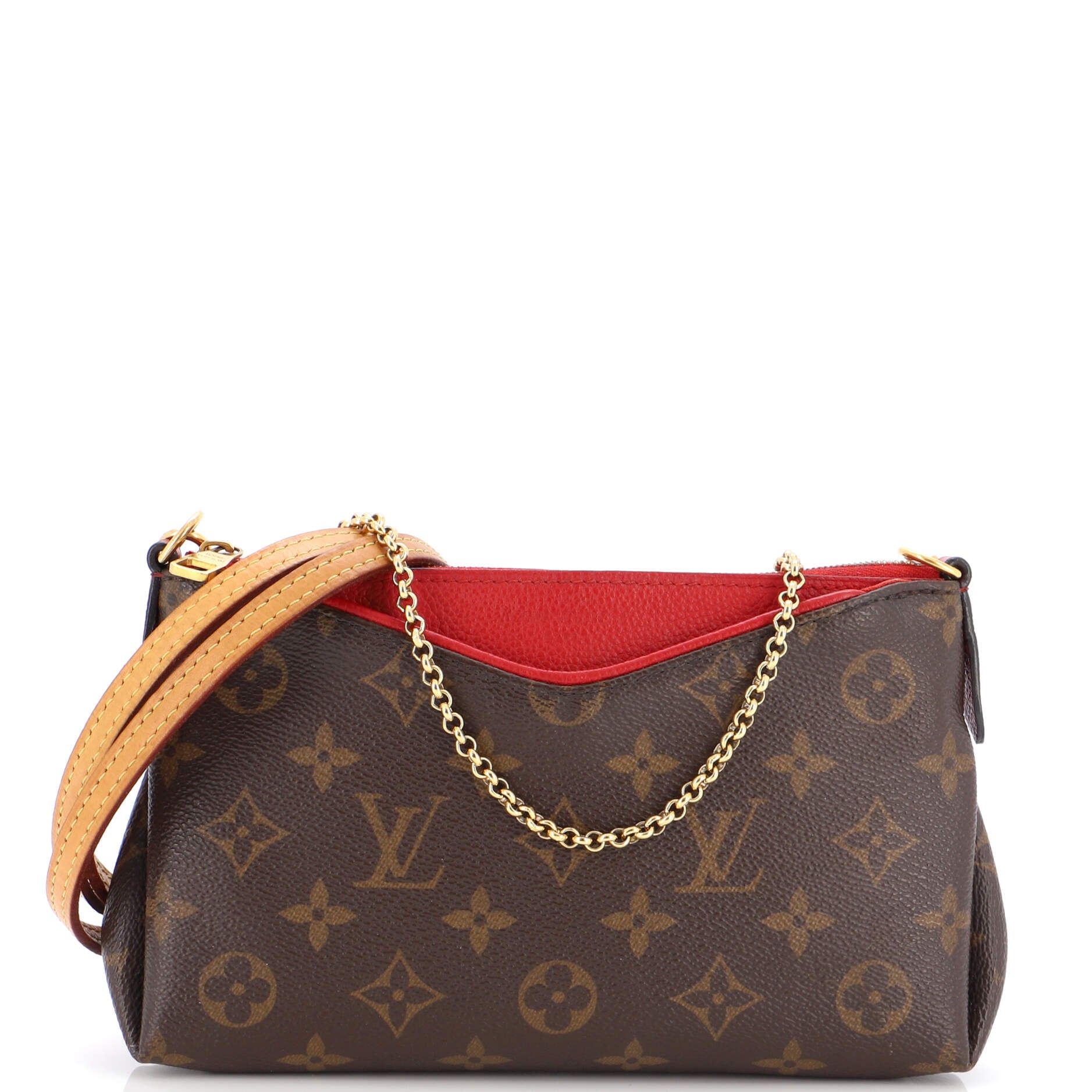 Louis Vuitton Monogram Pallas Clutch Cerise