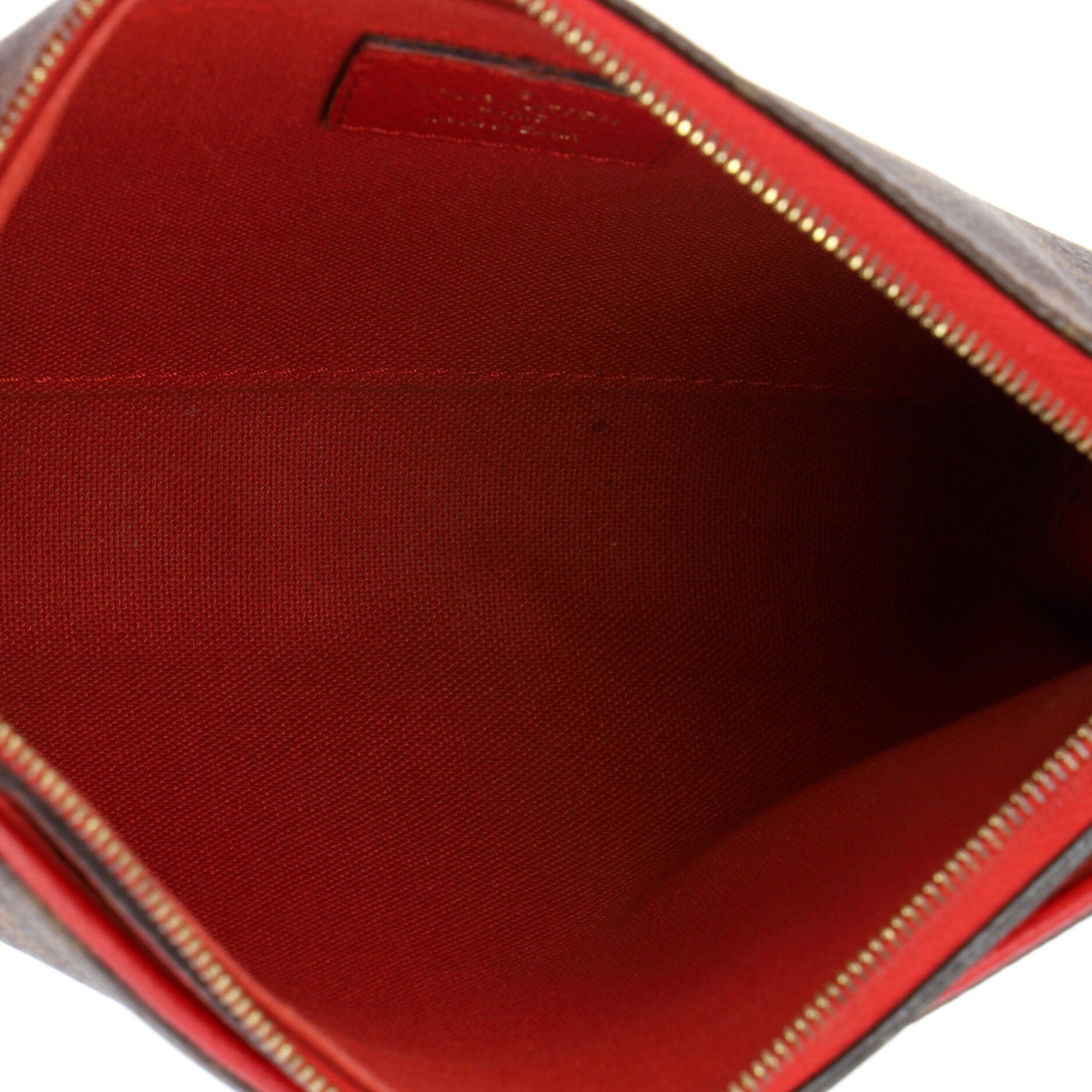 Louis Vuitton Red Trim PALLAS BEAUTY CASE CERISE TOILETRY 26 CLUTCH, NEVER  USED!