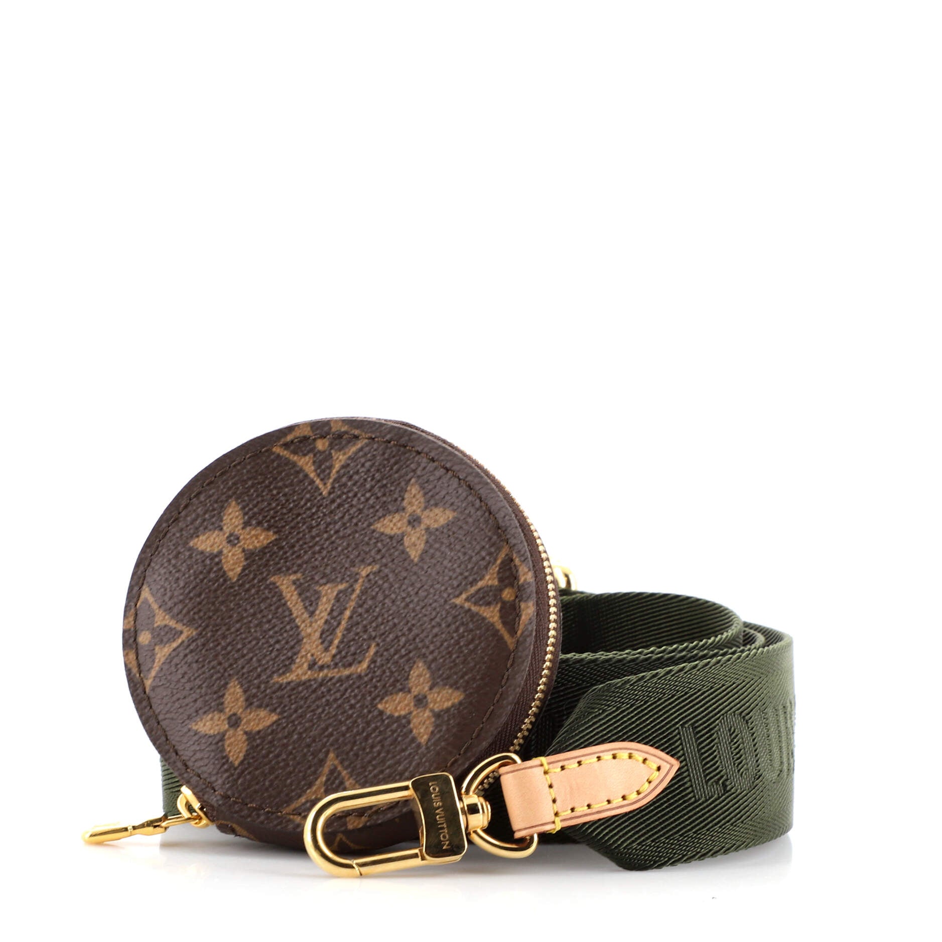 Louis Vuitton Strap and Monogram Coin Purse Bandouliere Jacquard