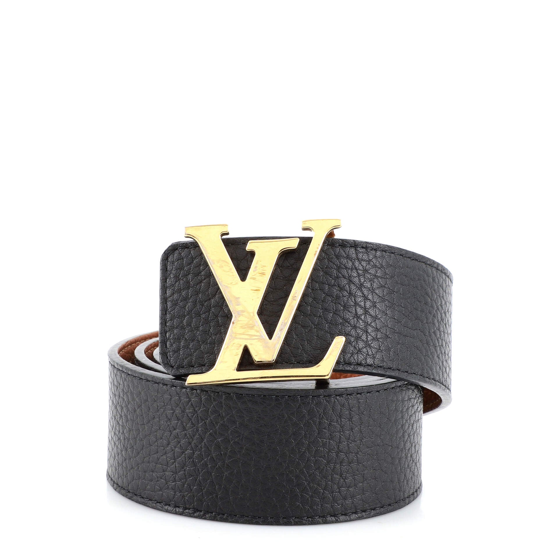 Louis Vuitton Pre-Owned Initiales Rainbow Reversible Belt - Black