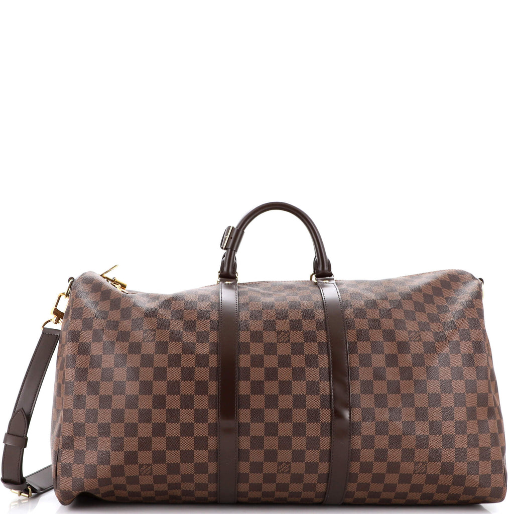 Keepall Bandoulière 55 Monogram Eclipse Canvas  Men  Travel  LOUIS  VUITTON 