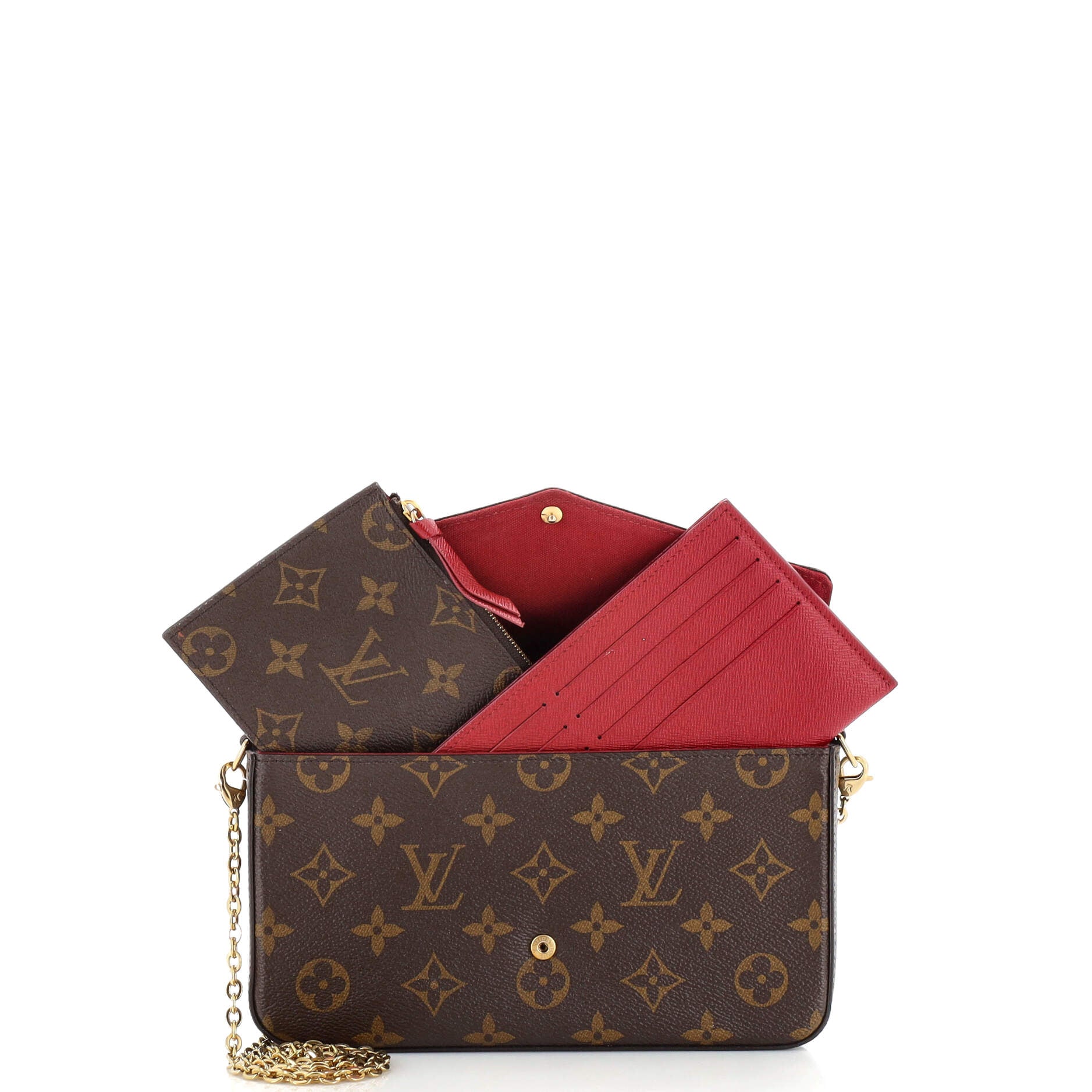 Louis Vuitton Fuchsia Monogram Canvas Felicie Pochette