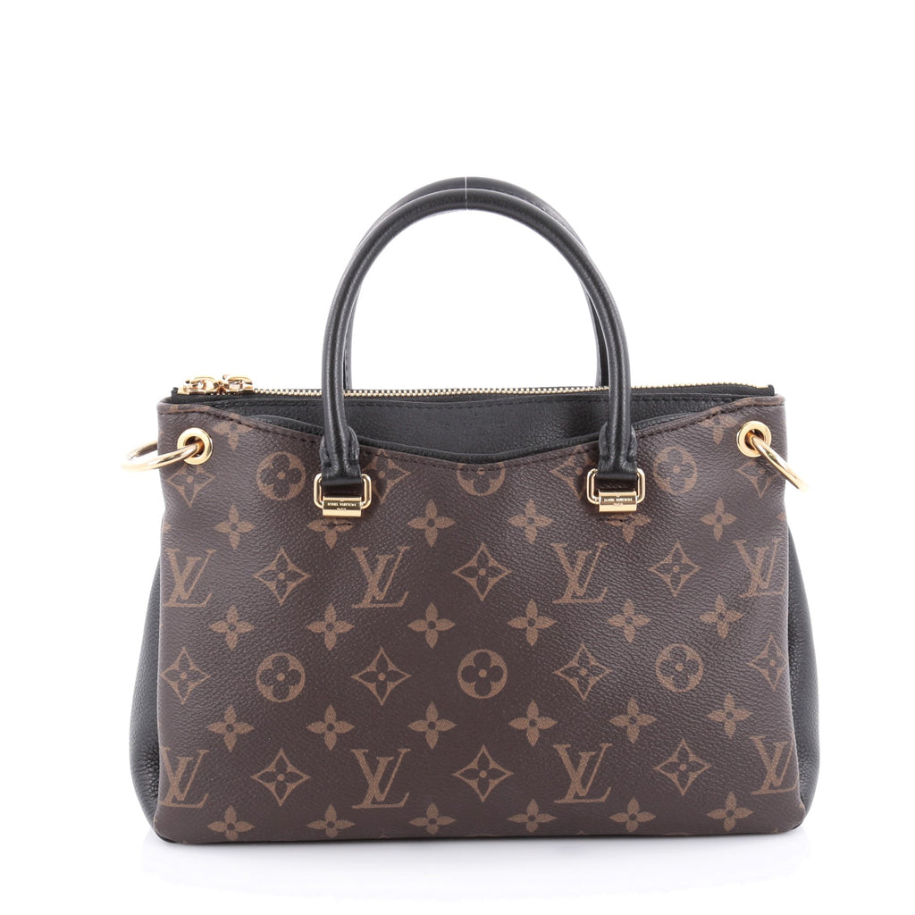 Louis Vuitton Pallas Tote Monogram Canvas BB Brown Noir Black