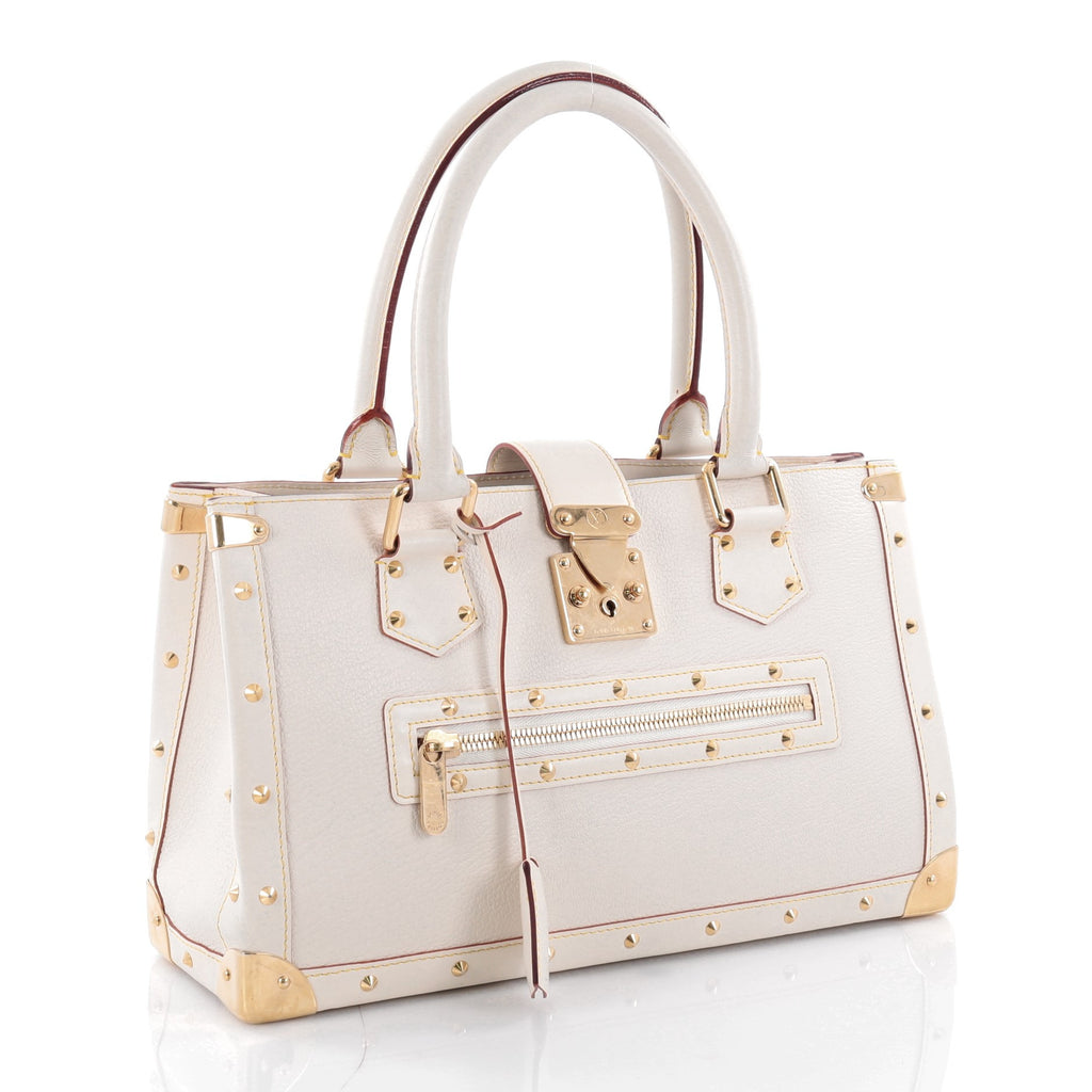 Buy Louis Vuitton Suhali Le Fabuleux Handbag Leather White 2155401 – Trendlee