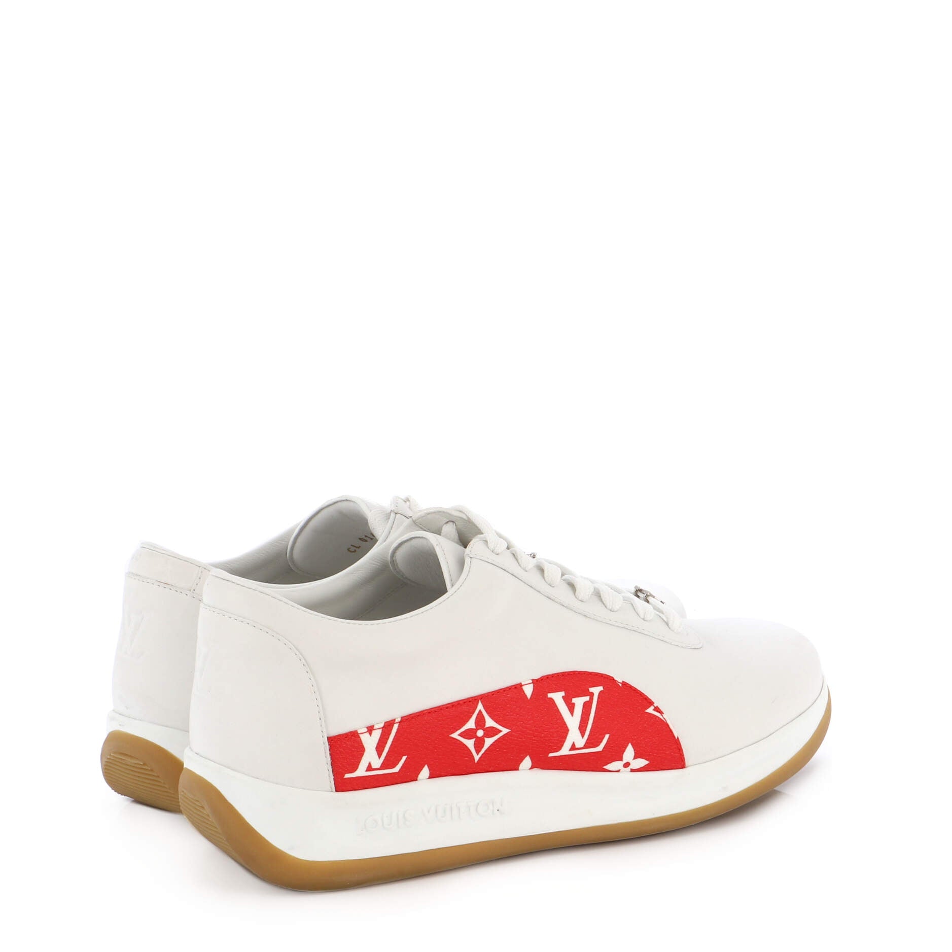 Louis Vuitton x Supreme Men's Sport Sneakers Leather with Monogram Canvas