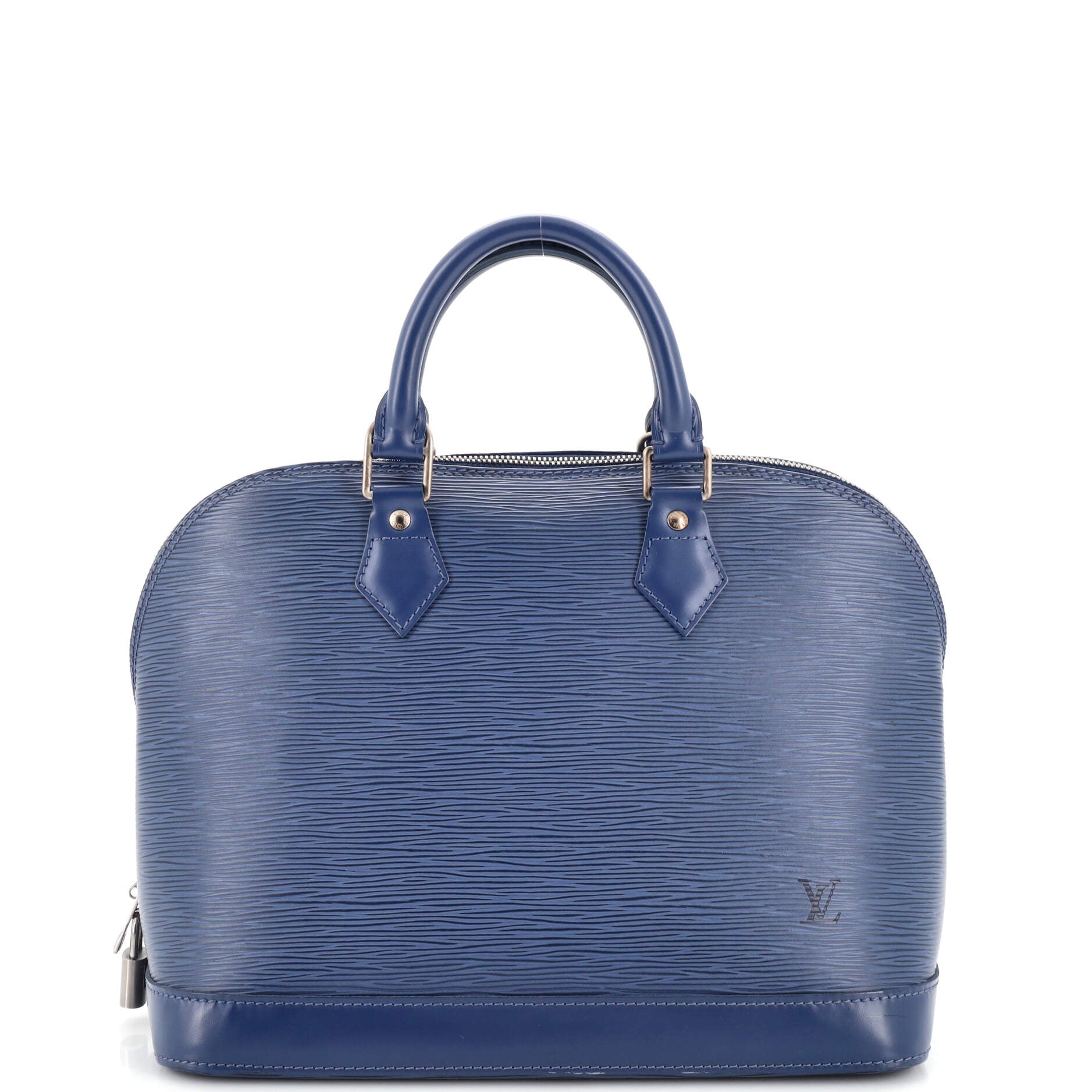 Louis Vuitton Blue/Black Epi Leather and Monogram Eclipse Canvas Danube  Slim Bag - Yoogi's Closet