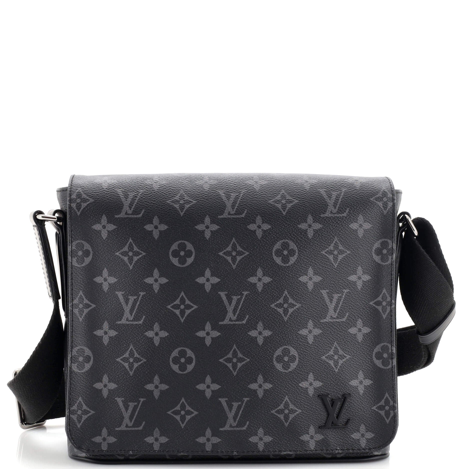 Louis Vuitton District Messenger Bag Monogram Eclipse Canvas PM