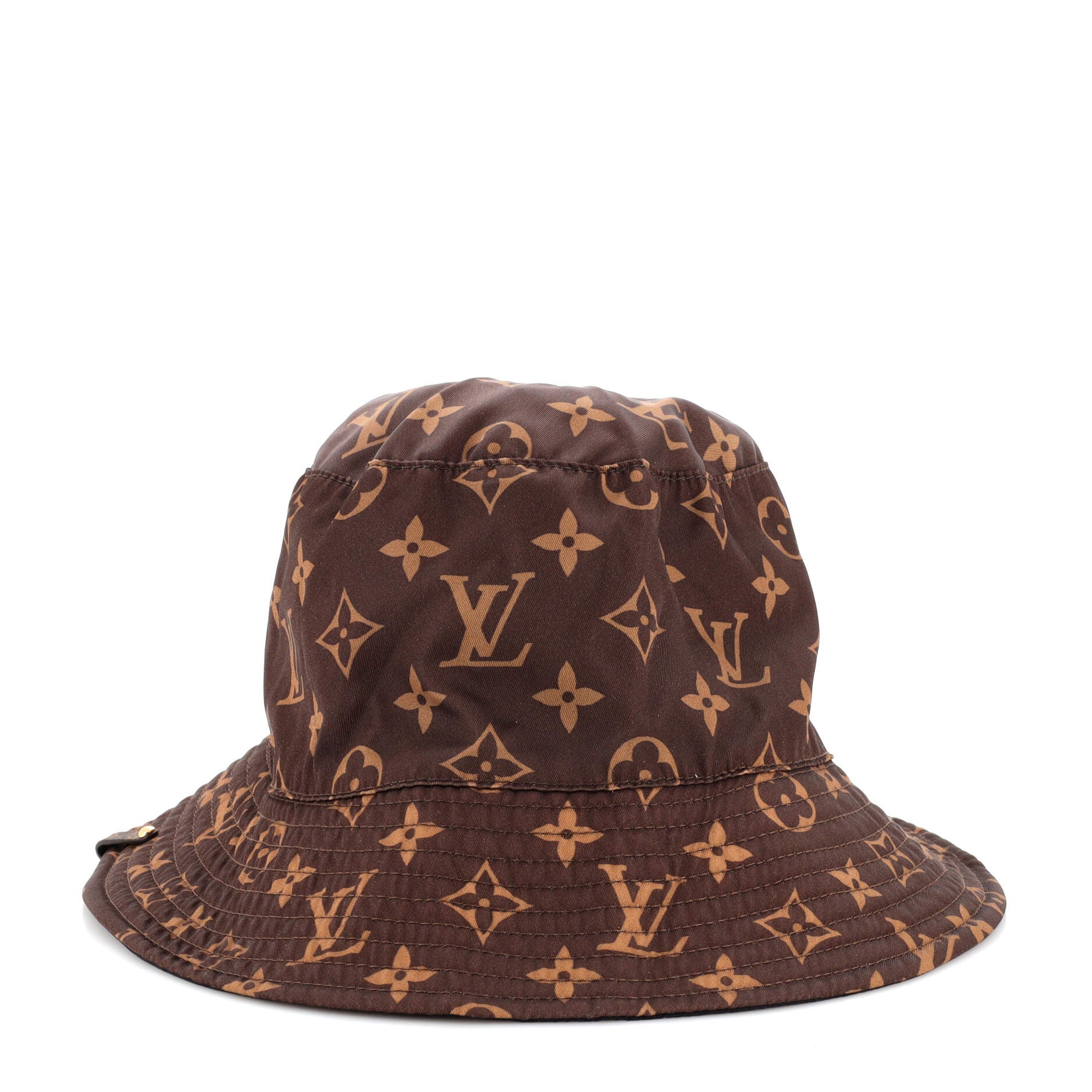 Louis Vuitton, Accessories, Louis Vuitton Lovelygram Bob Reversible  Bucket Hat Monogram Nylon Multicolor