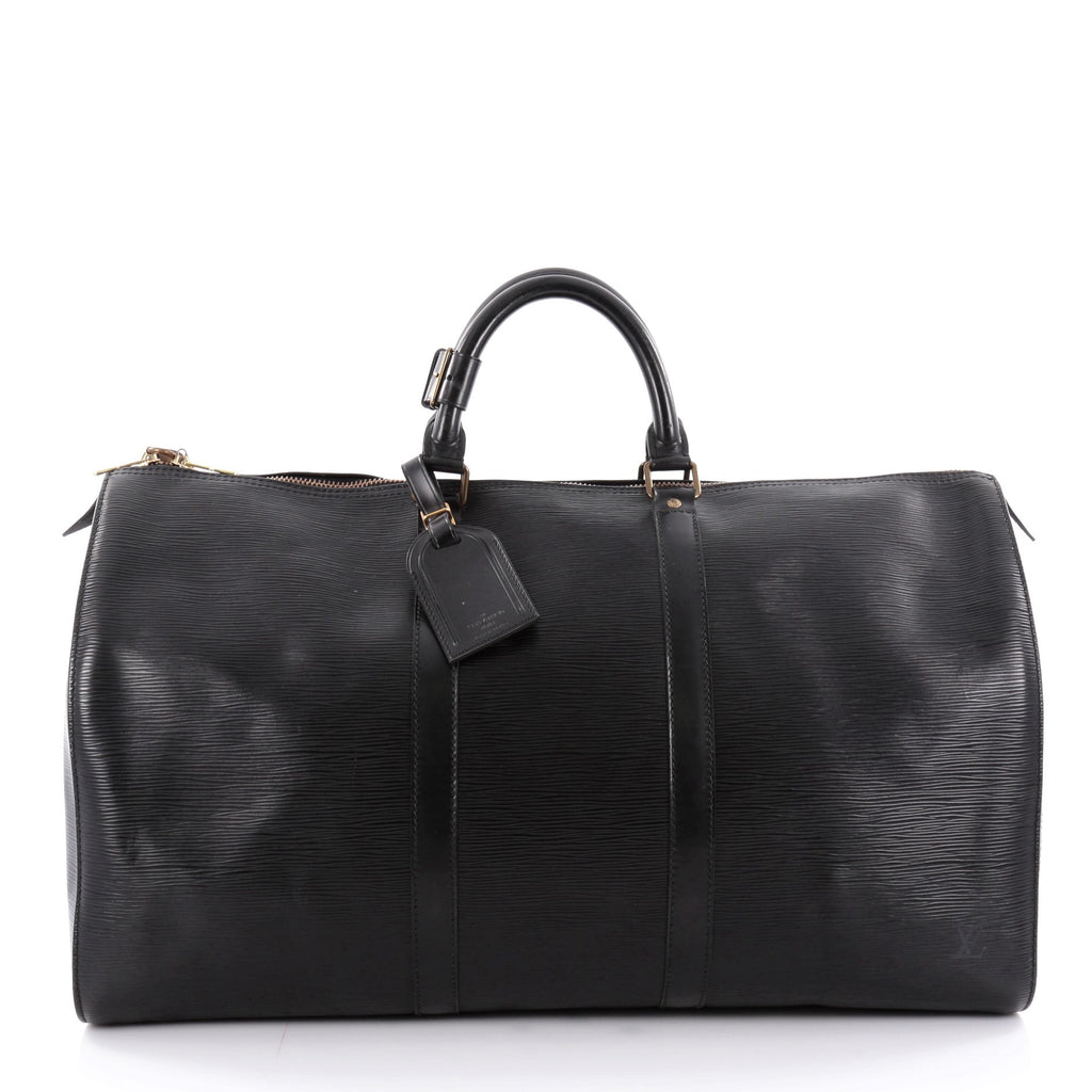 Buy Louis Vuitton Keepall Bag Epi Leather 50 Black 2179701 – Trendlee