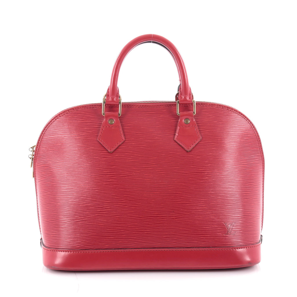 Buy Louis Vuitton Vintage Alma Handbag Epi Leather PM Red 2183904 – Trendlee