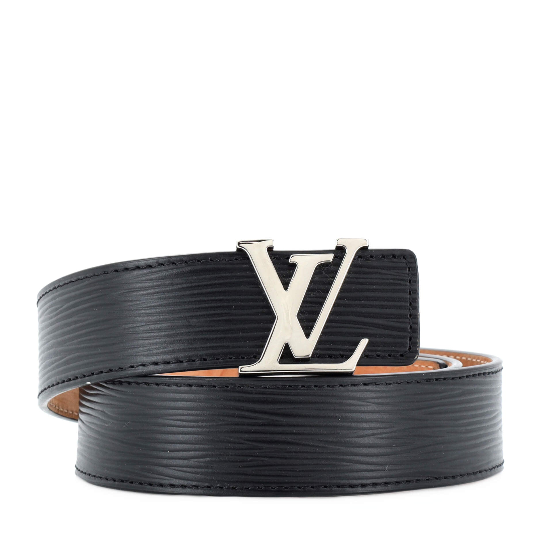 Louis Vuitton Utility Belt Monogram Eclipse 35MM Black in Coated