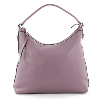 Gucci Miss GG Hobo Leather Small Purple
