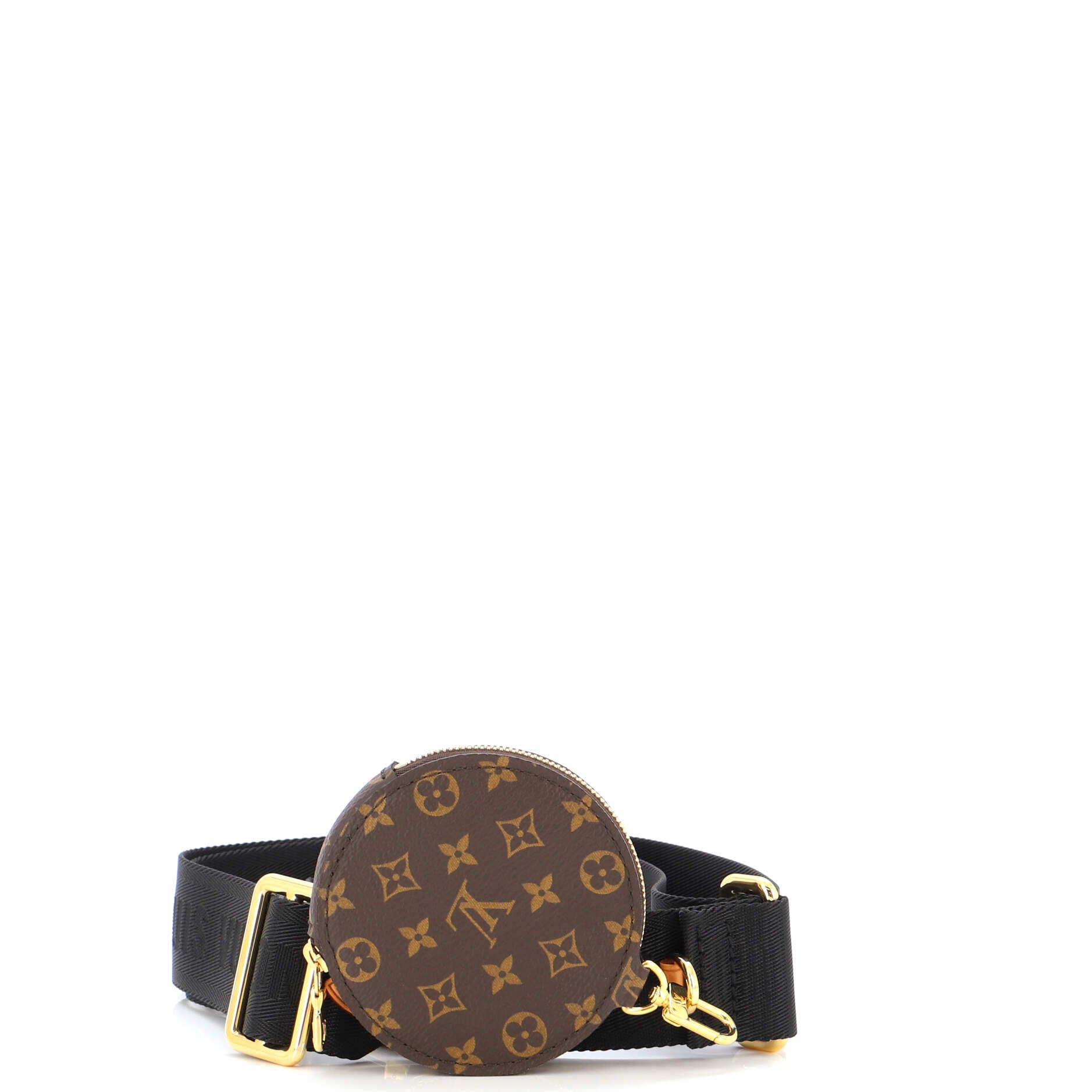 Louis Vuitton Keepall Shoulder Strap Nylon Black 1738891