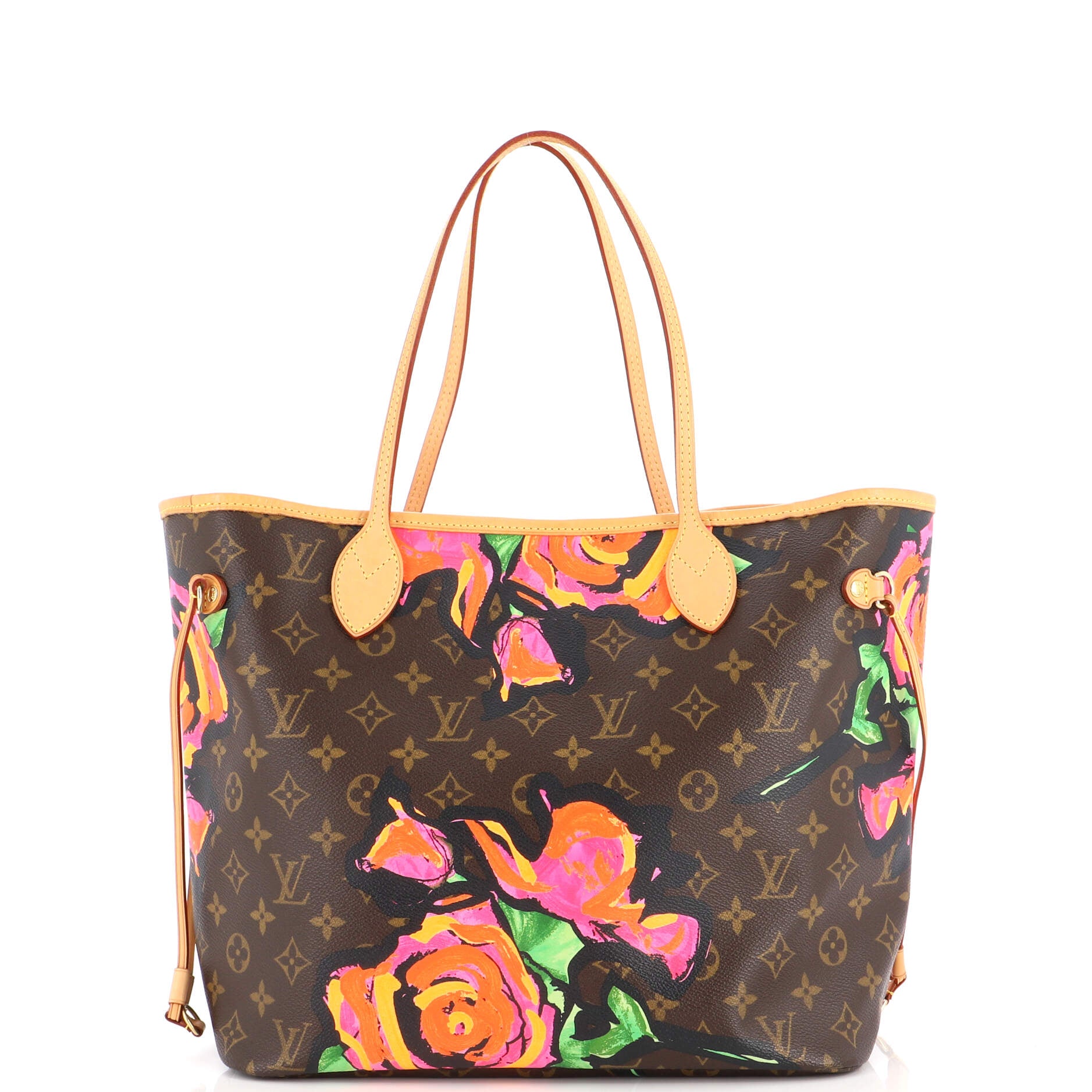 Stephen Sprouse Multicolore Monogram Roses Coated Canvas Neverfull