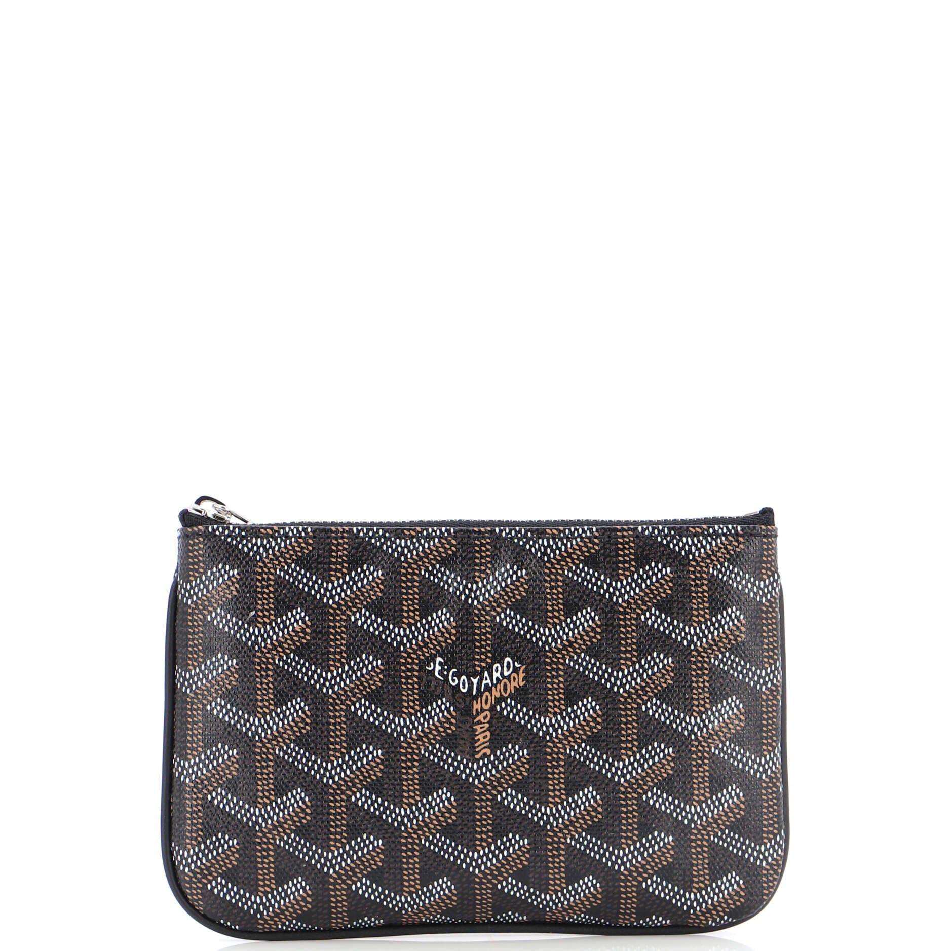 Pre-owned Goyard Ine Coated Canvas And Leather Mini Monte Carlo