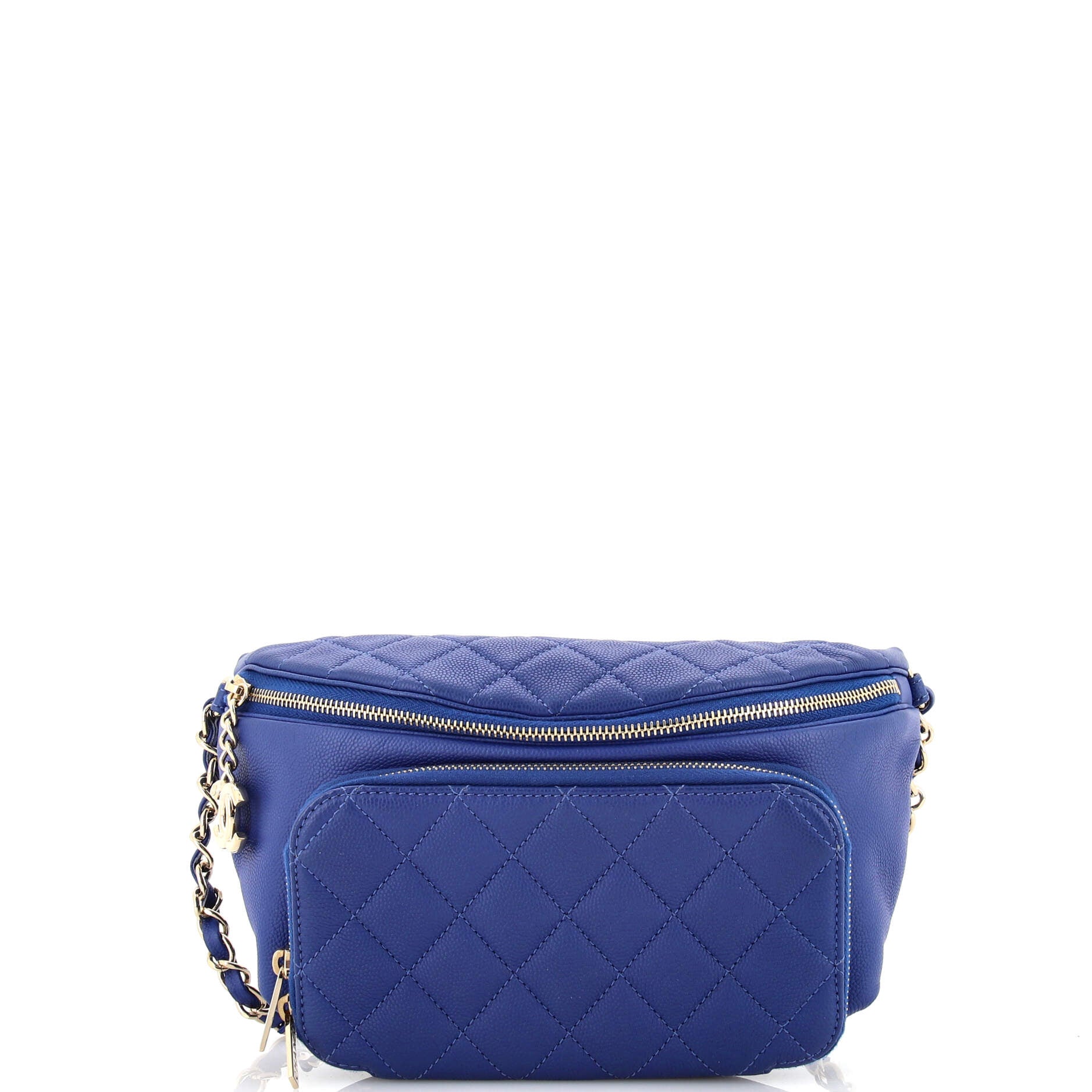 CHANEL Caviar Quilted Business Affinity Waist Belt Bag Black | FASHIONPHILE