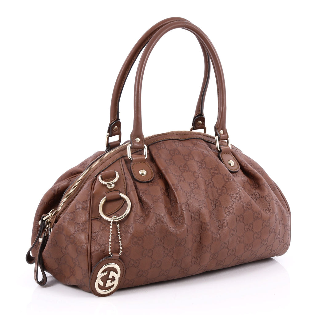Buy Gucci Sukey Convertible Boston Bag Guccissima Leather 2203305 – Rebag