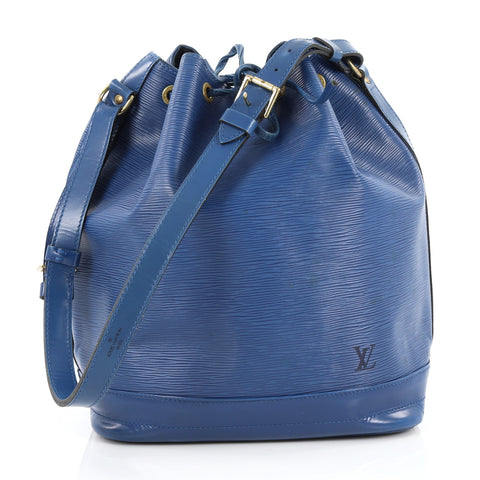 Buy Louis Vuitton Noe Handbag Epi Leather Large Blue 2204204 – Trendlee