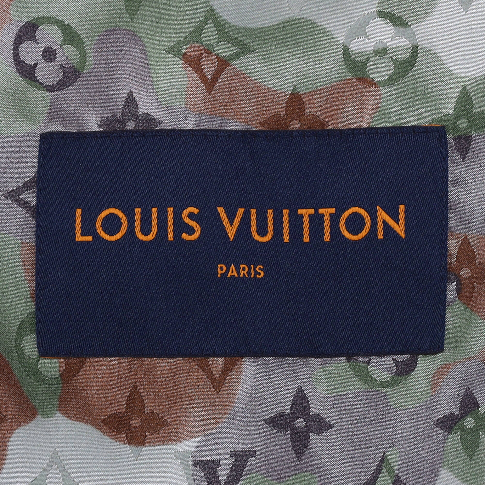 Louis Vuitton Men's Red Polyamide Monogram Camo Printed Vest