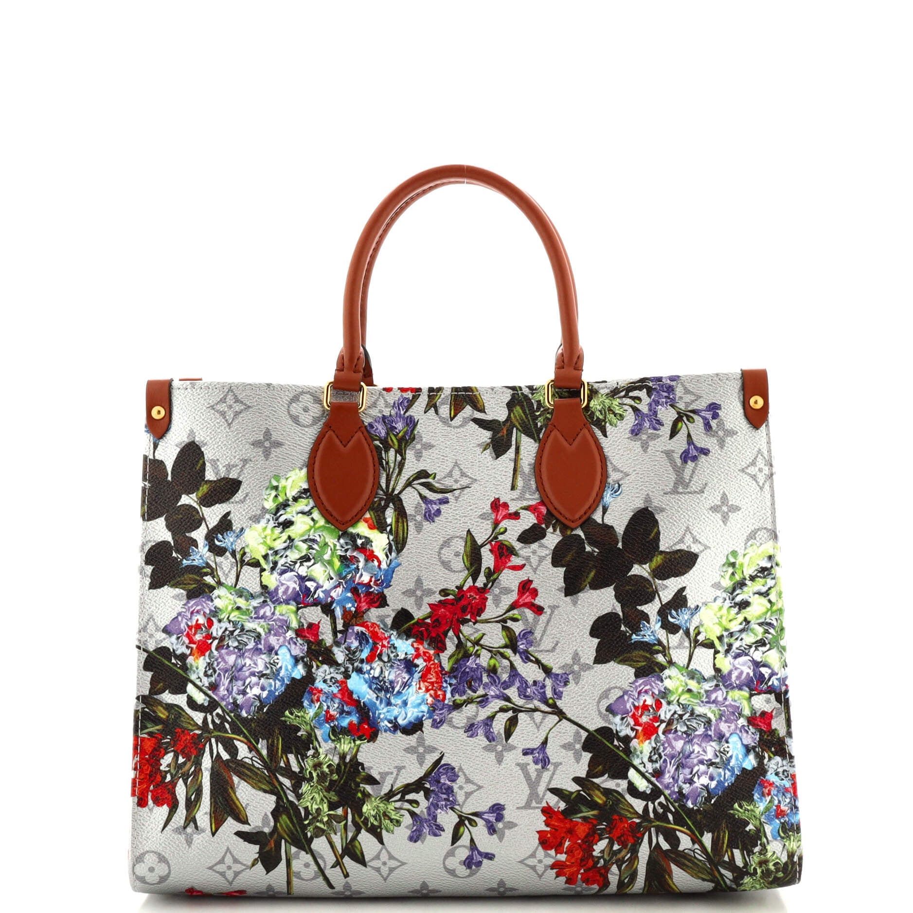 Louis Vuitton OnTheGo Tote Limited Edition Floral Monogram Canvas