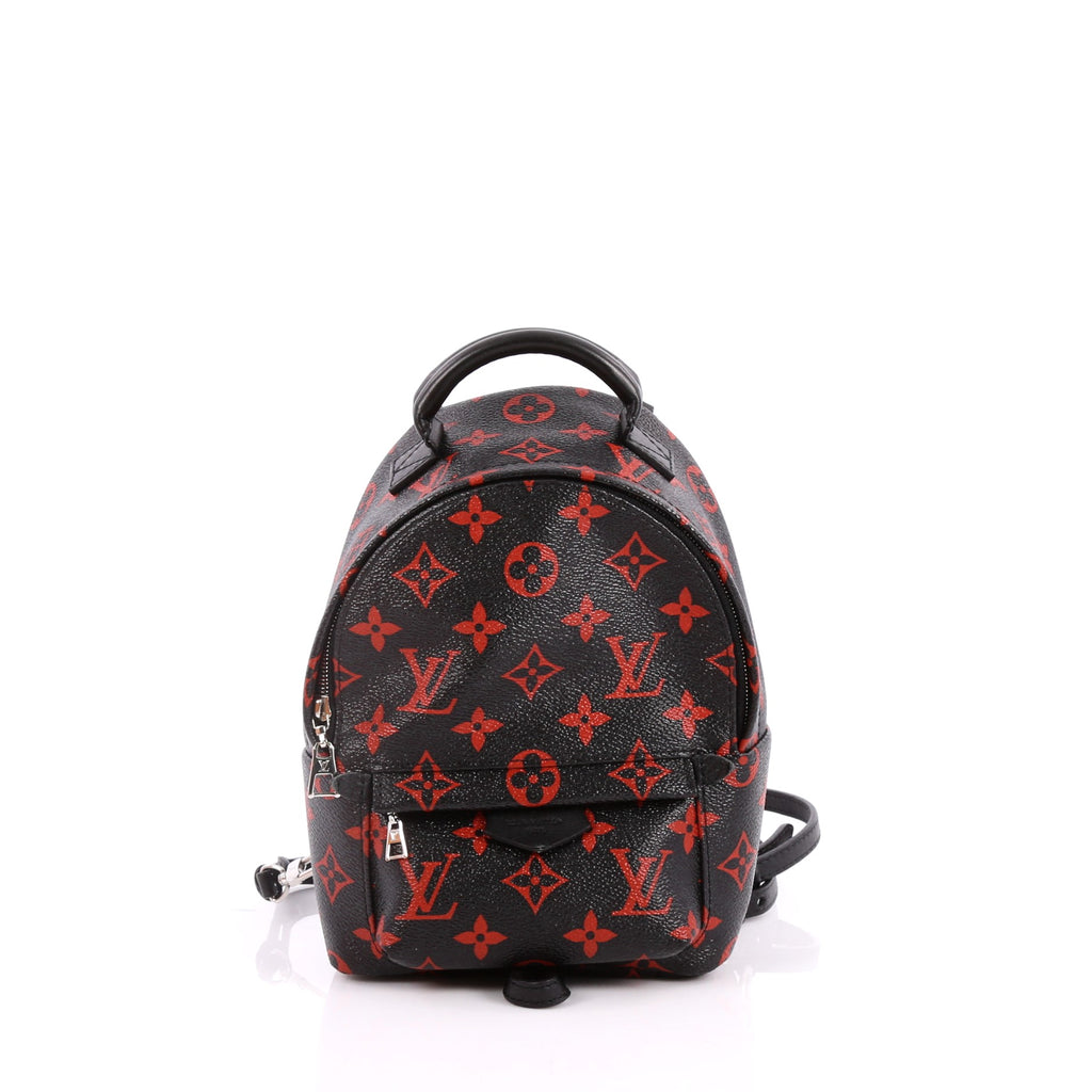 Louis Vuitton Palm Springs Mini Backpack Black And Red ...
