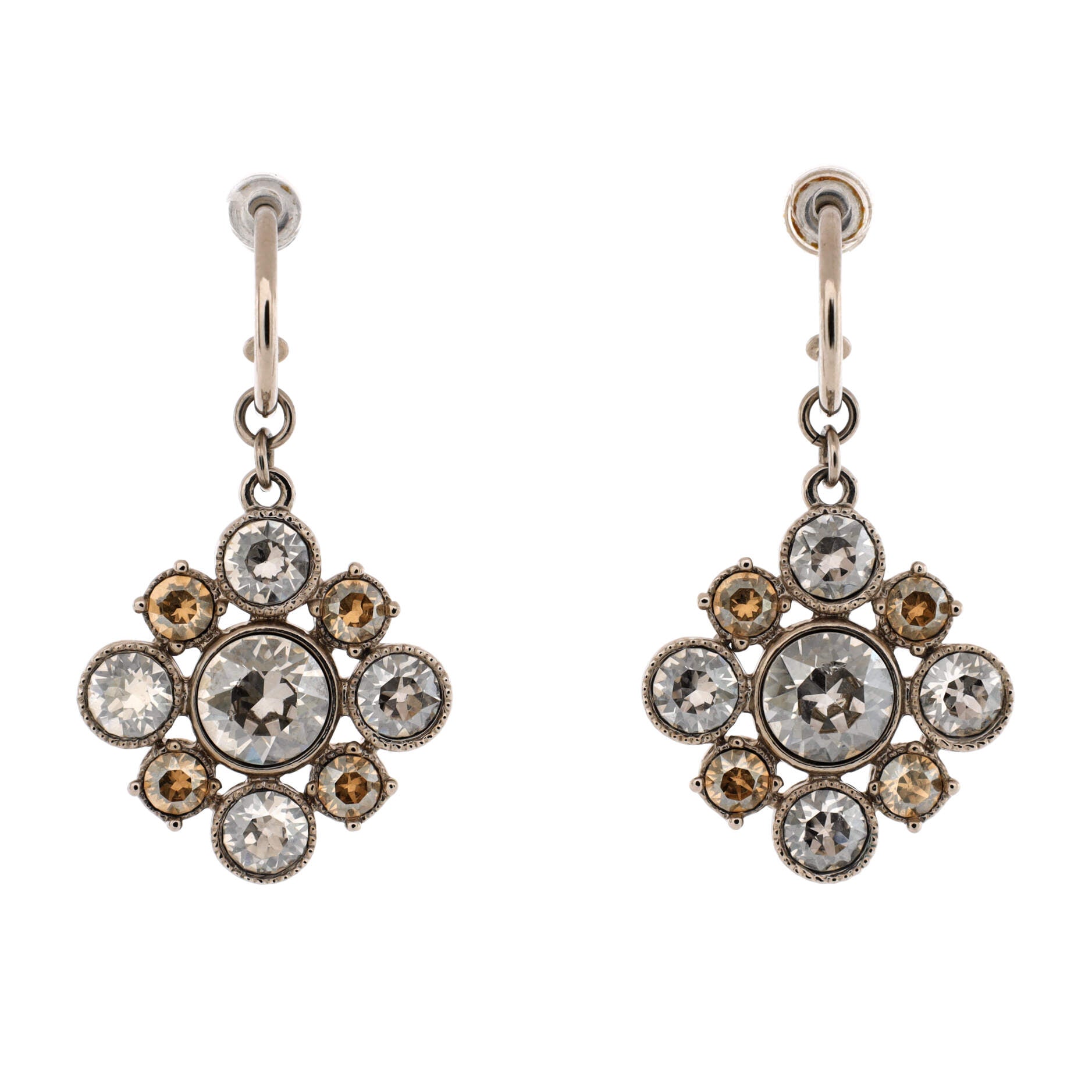 Camellia Pearl Pendant Earrings for Women Luxury Brand Design Cc