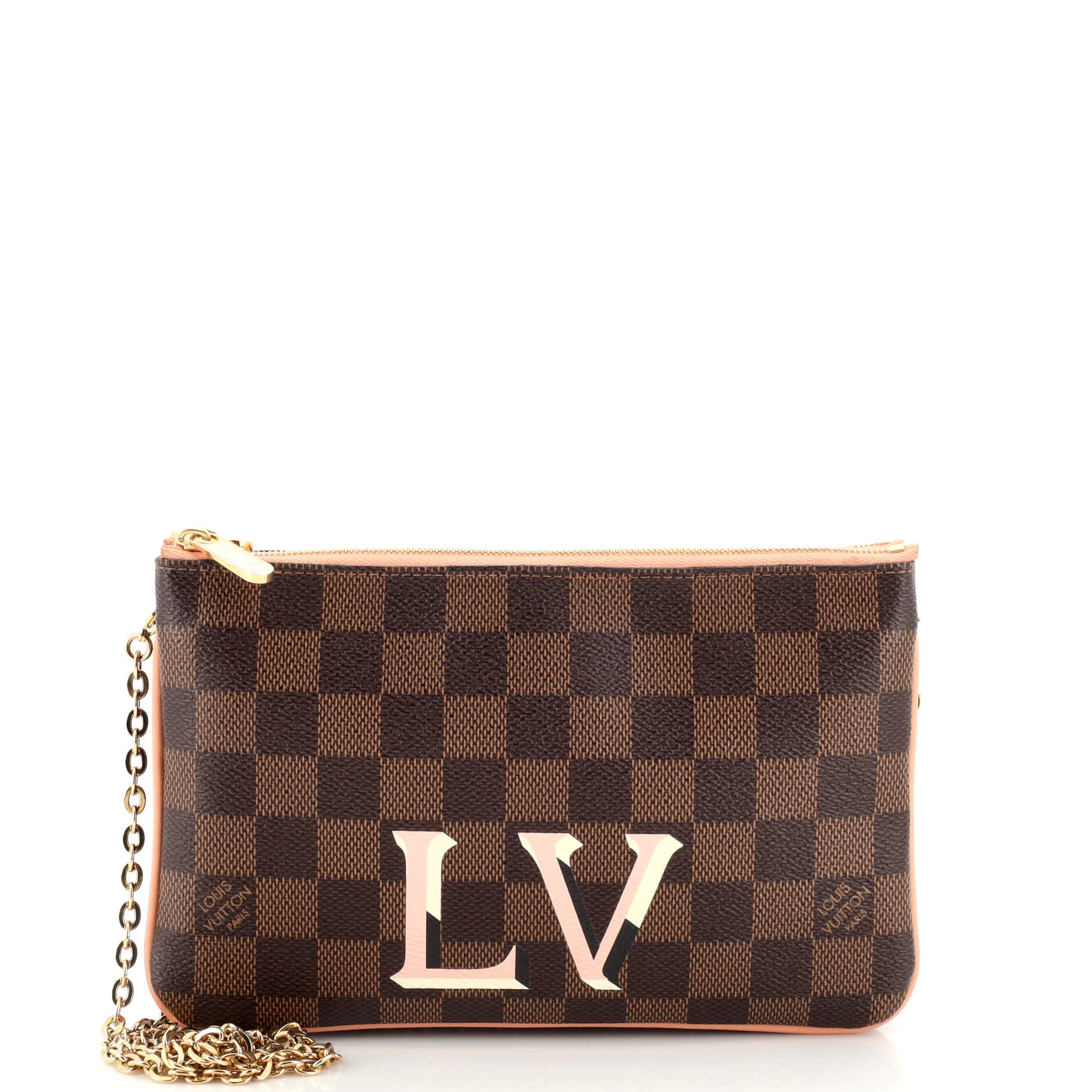 Louis Vuitton Double Zip Pochette Limited Edition Vivienne Xmas