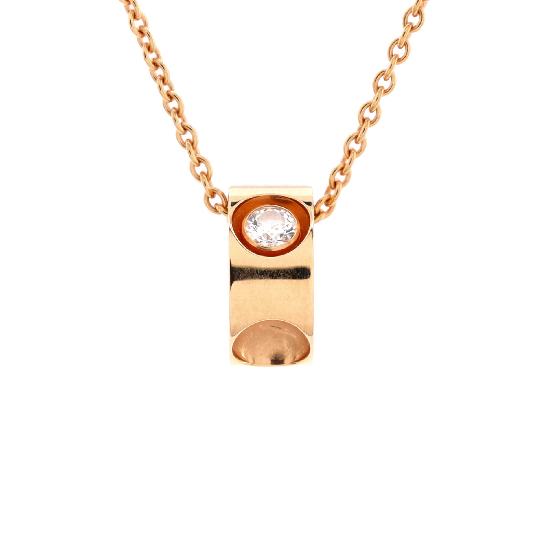 Louis Vuitton pre-owned 18kt White Gold Dentelle Diamond Pendant Necklace -  Farfetch