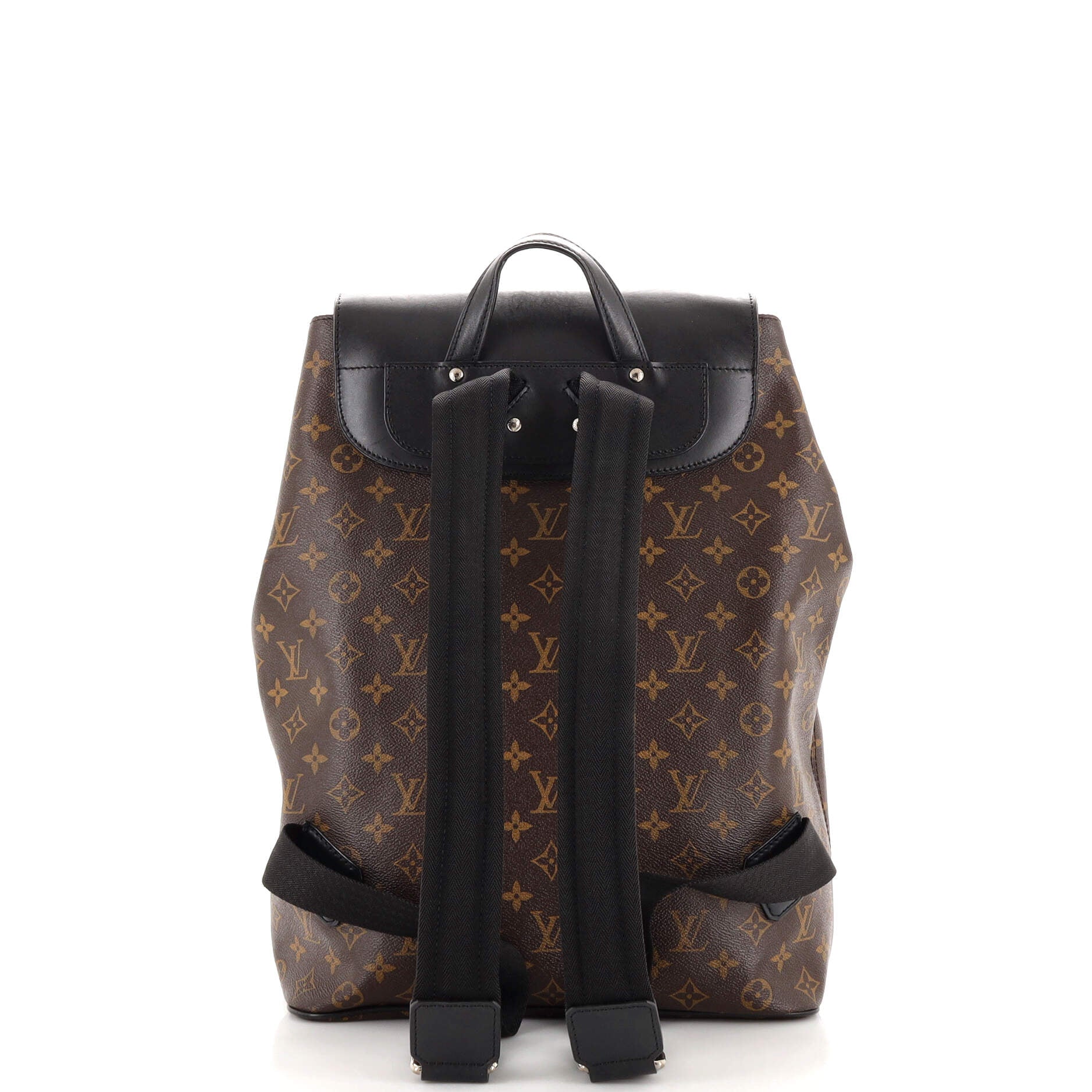 Louis Vuitton Palk Brown Canvas Backpack Bag (Pre-Owned)