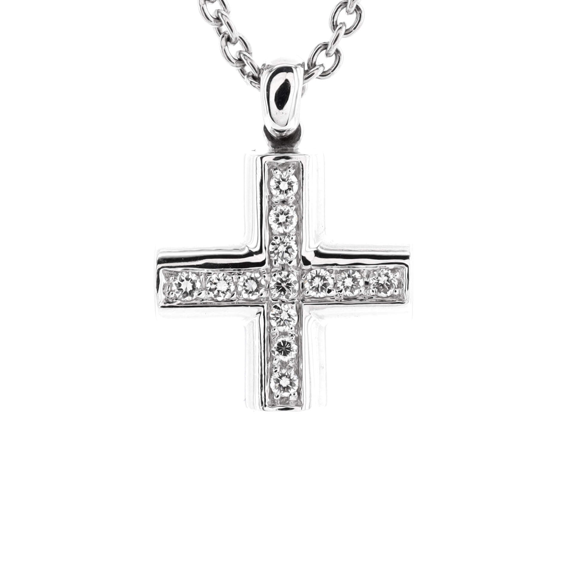 Greek Cross Pendant Necklace