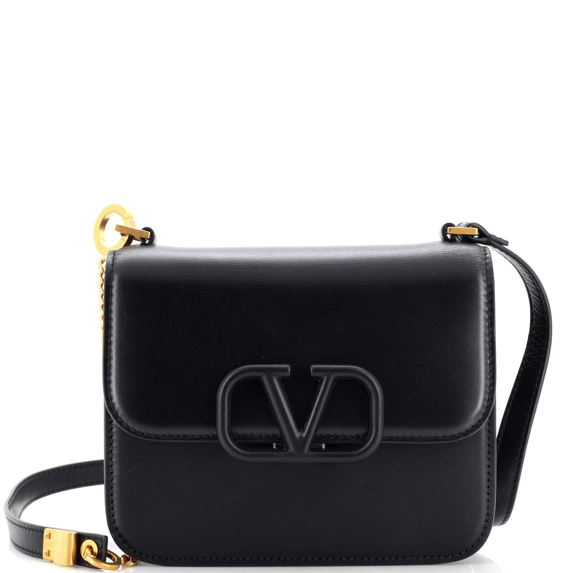 Valentino Garavani VSLING woven-metallic-leather Handbag - Farfetch