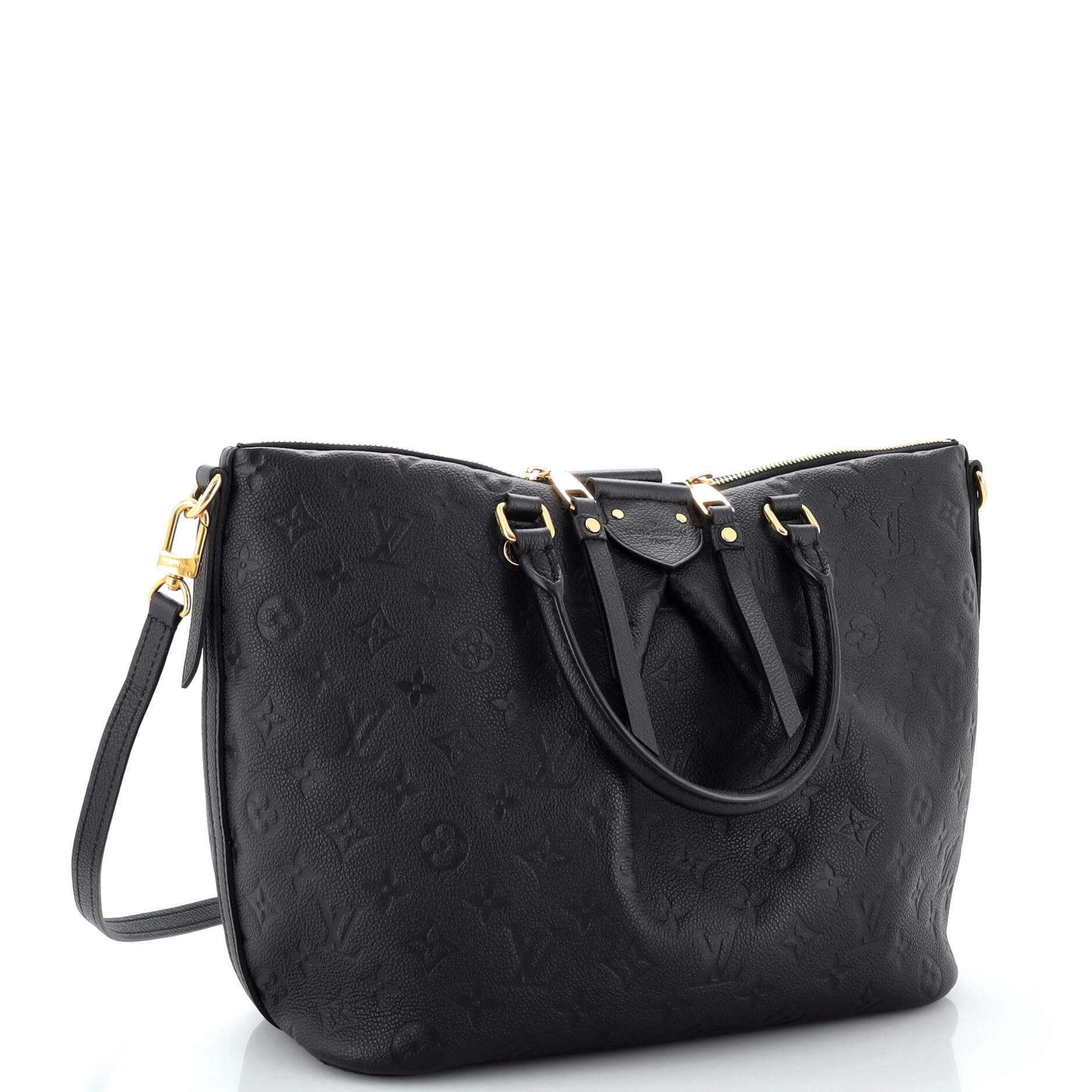 Louis Vuitton Mazarine PM bag in black & embossed leather. Similar