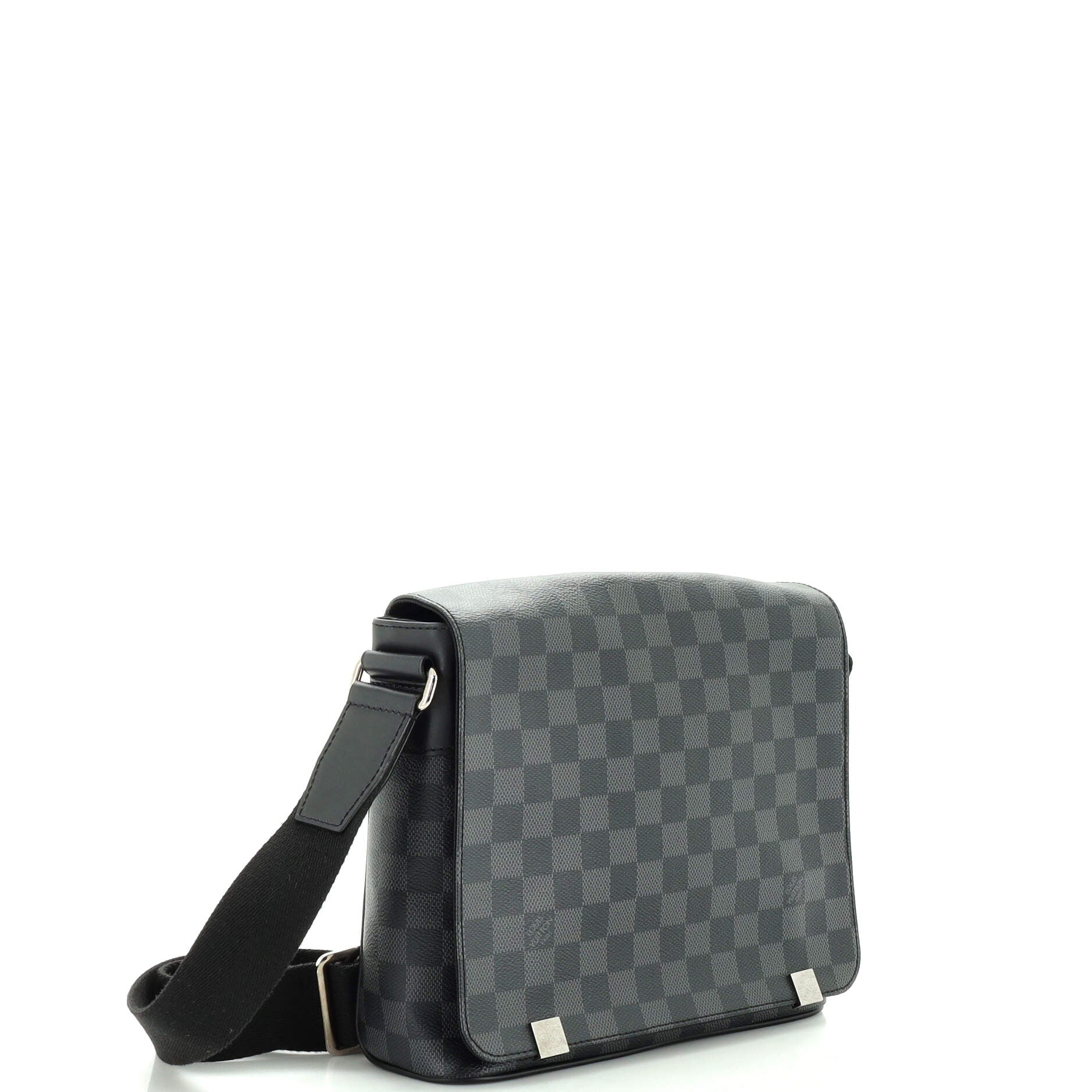 Louis Vuitton District NM Messenger Bag Damier Infini Leather PM Black