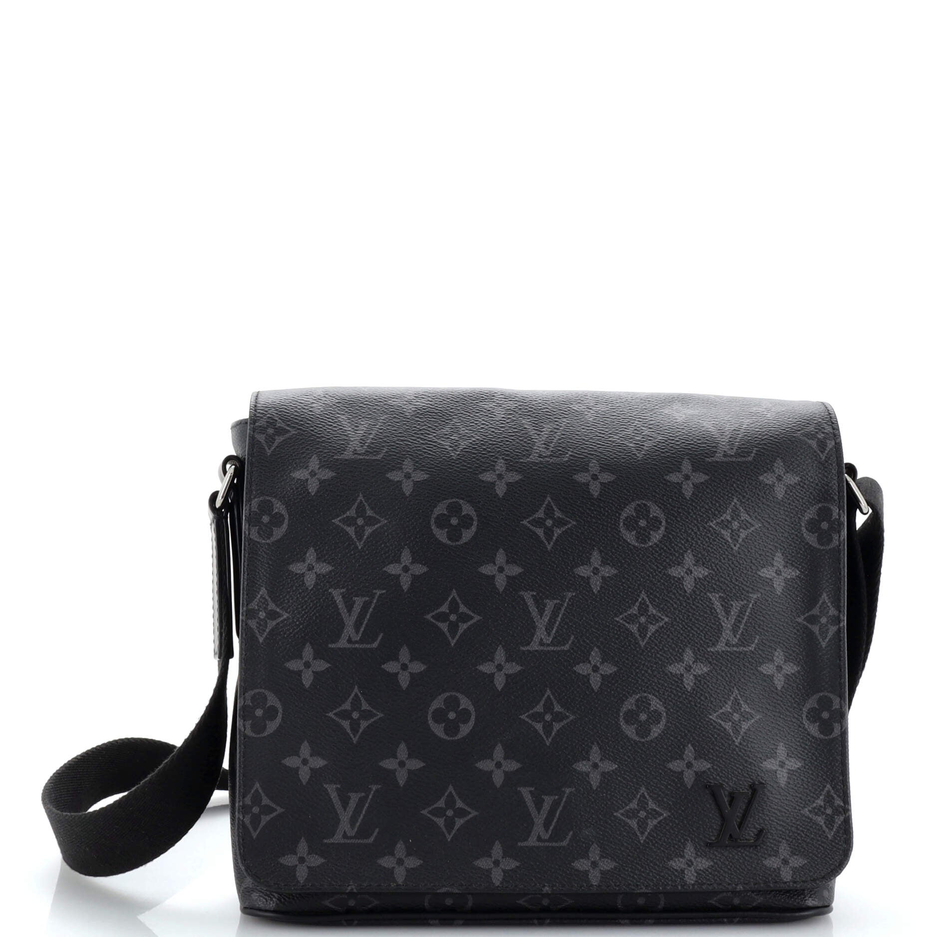 Louis Vuitton District Messenger Bag Monogram Eclipse Canvas PM at