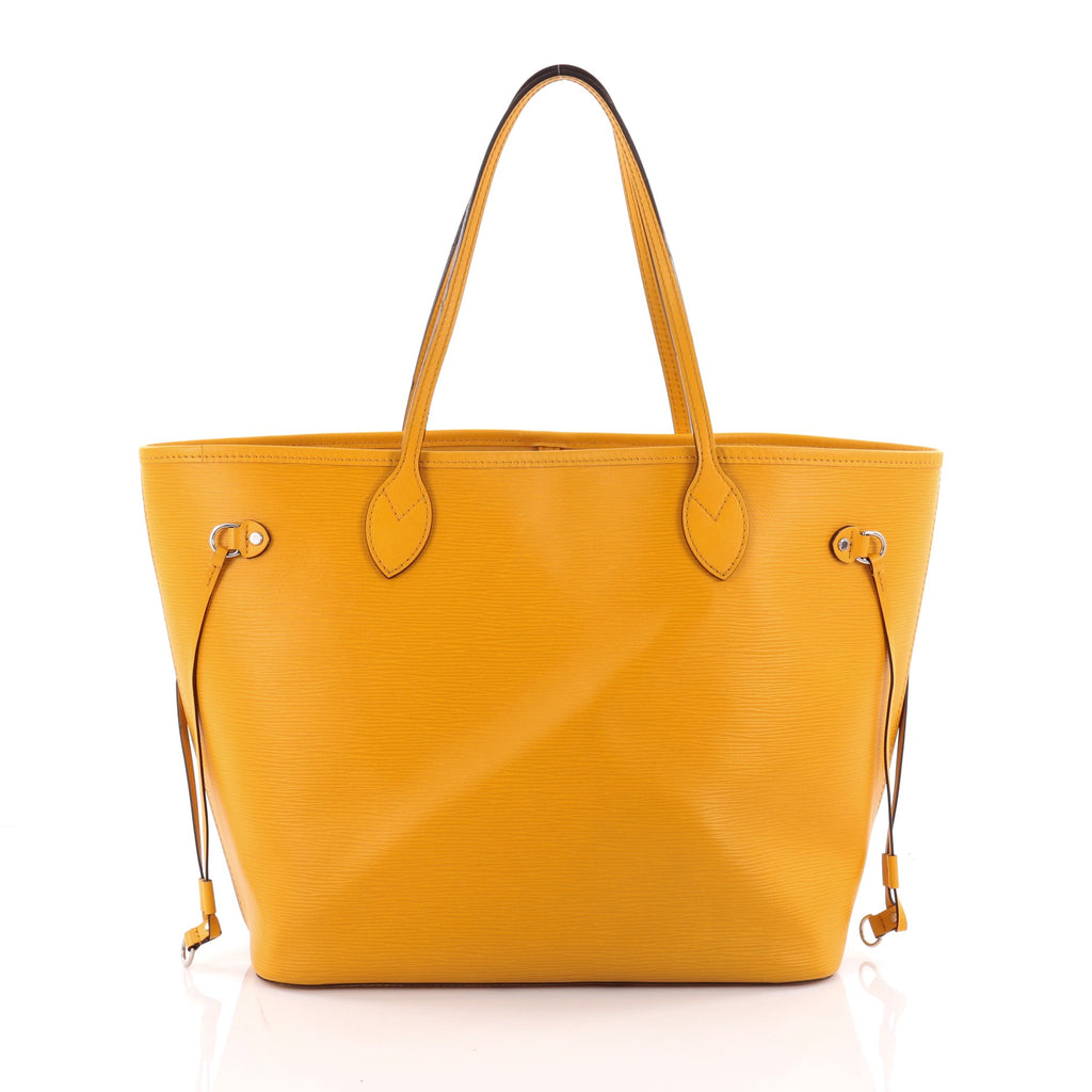 Buy Louis Vuitton Neverfull Tote Epi Leather MM Yellow 2252801 – Rebag