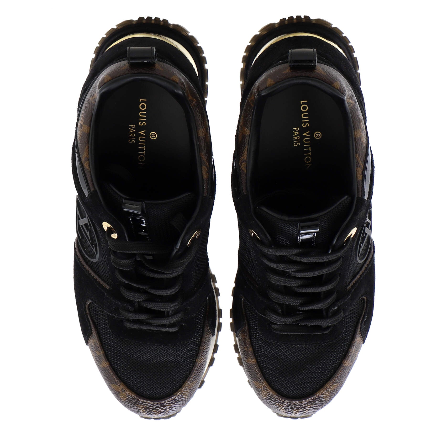 Louis Vuitton Black Monogram Mesh and Leather Aftergame Sneakers Size 37  Louis Vuitton