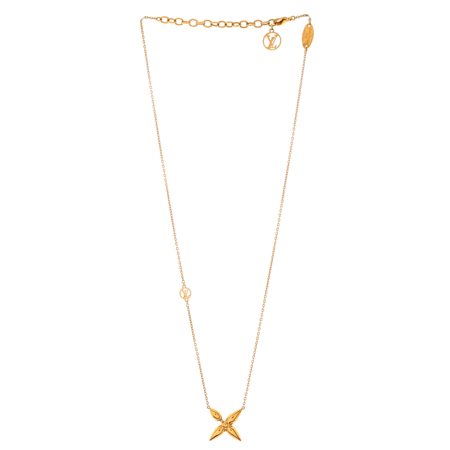 Louis Vuitton Chaine Nanogram Icons Bag Charm and Chain Gold Metal